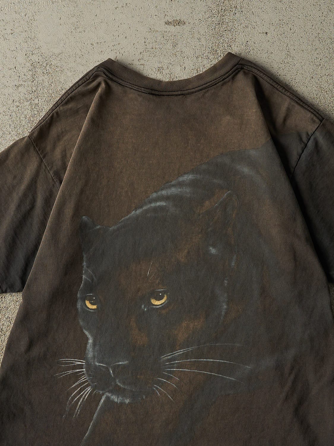 Vintage 90s Faded Black Panther Tee (M/L)