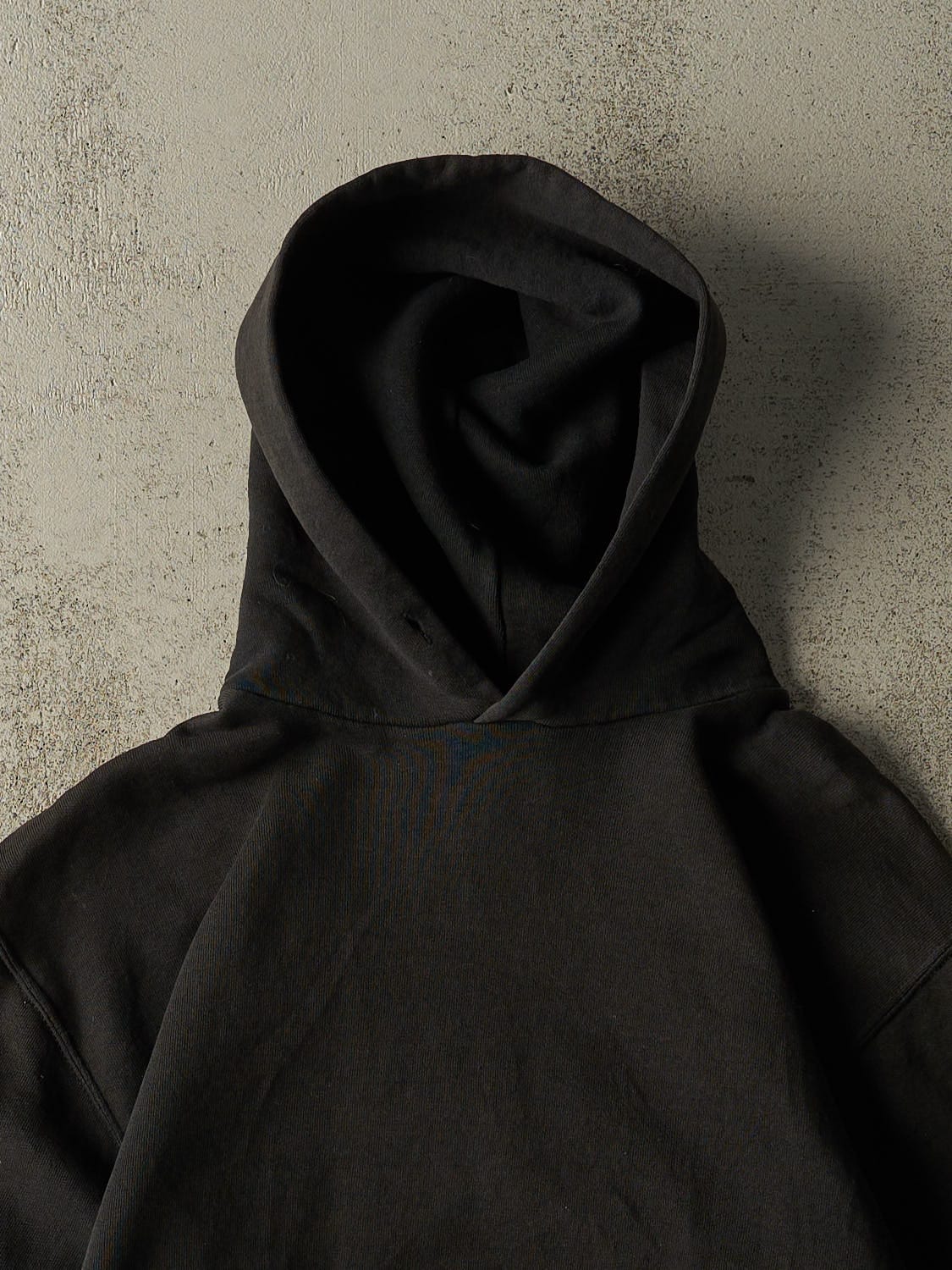 Vintage 90s Black Russell Athletic Blank Hoodie (XS/S)