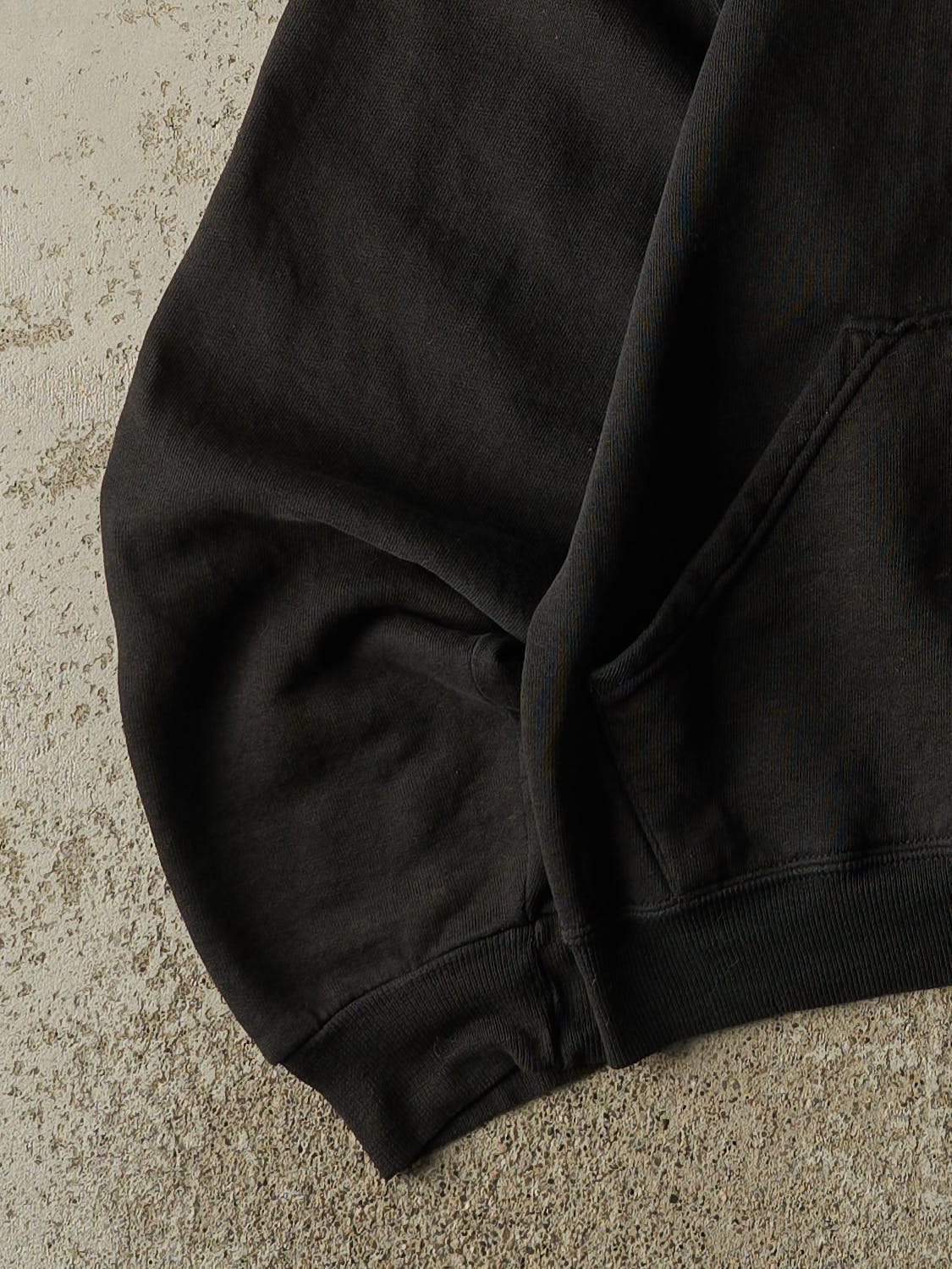 Vintage 90s Black Russell Athletic Blank Hoodie (XS/S)