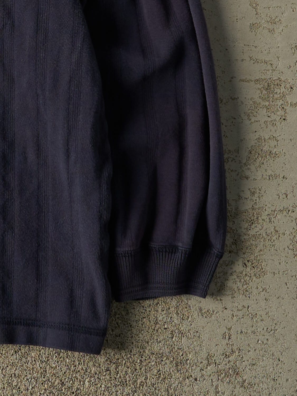 Vintage Y2K Navy Blue Wind River Quarter Button Long Sleeve (M/L)