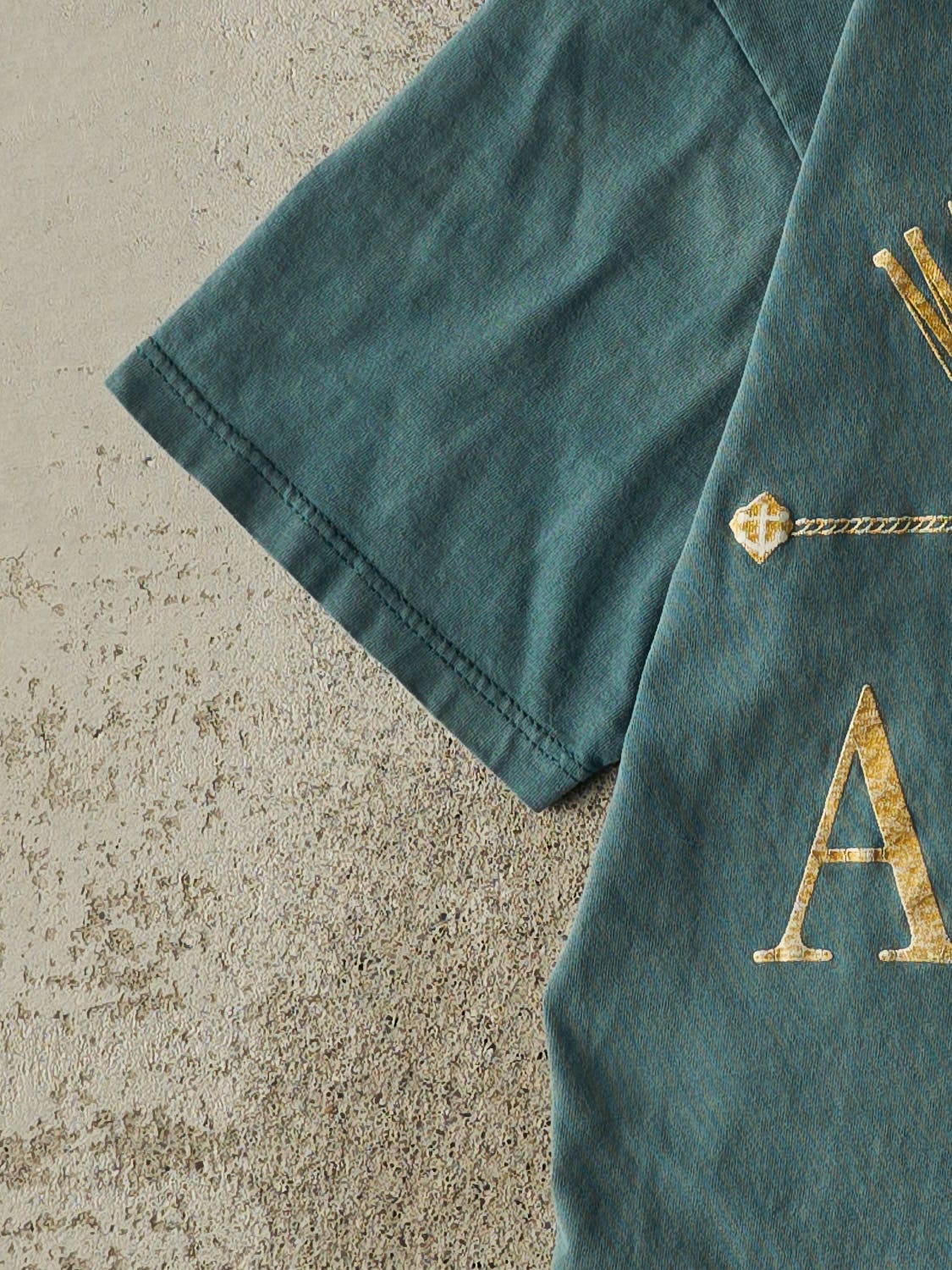 Vintage 80s Washed Green Maui Hawaii Tee (XS/S)