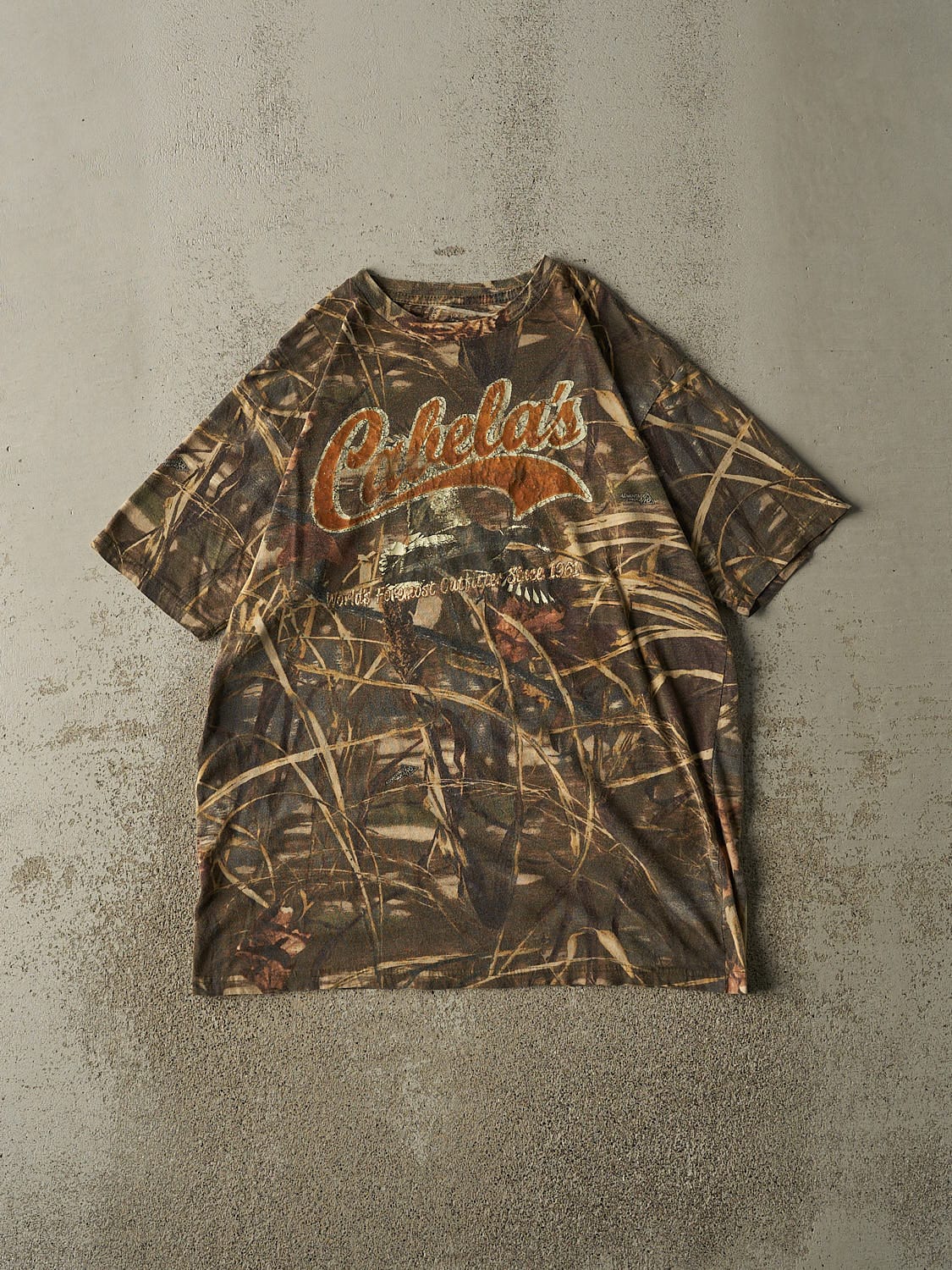 Vintage Y2K Camo Advantage x Cabelas Tee (L/XL)
