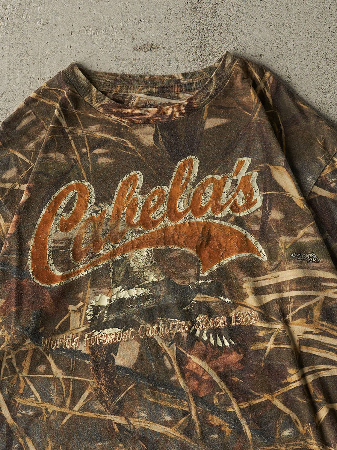 Vintage Y2K Camo Advantage x Cabelas Tee (L/XL)