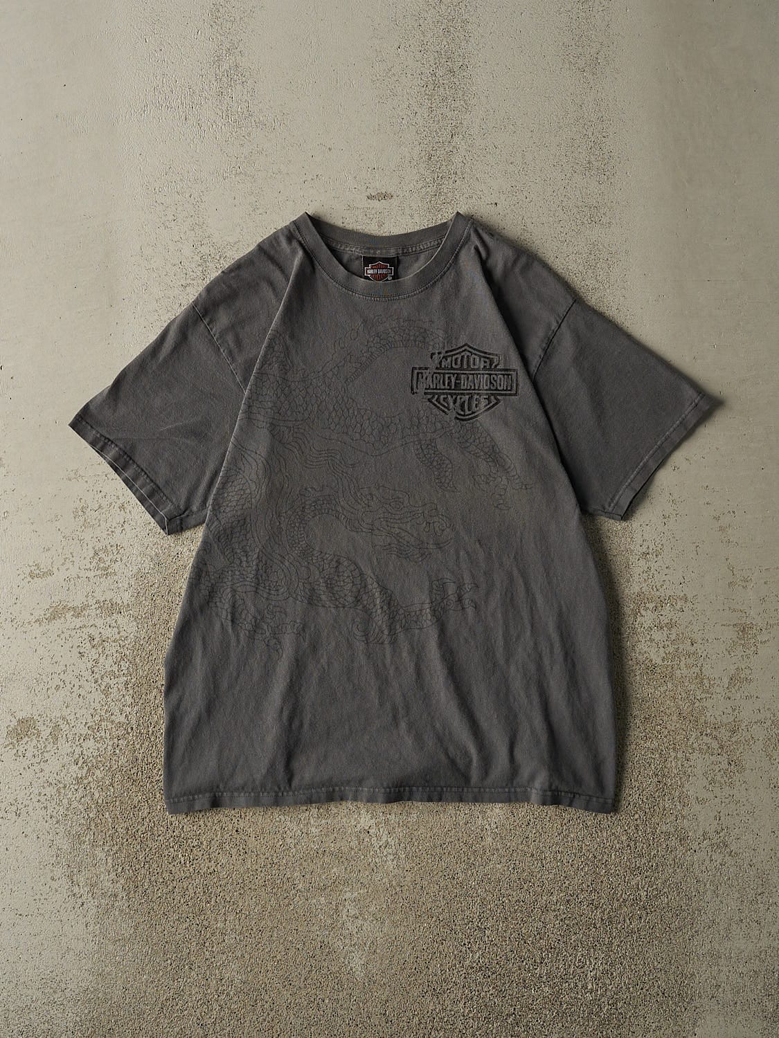 Vintage Y2K Charcoal Grey Harley Davidson Mexico Tee (M/L)