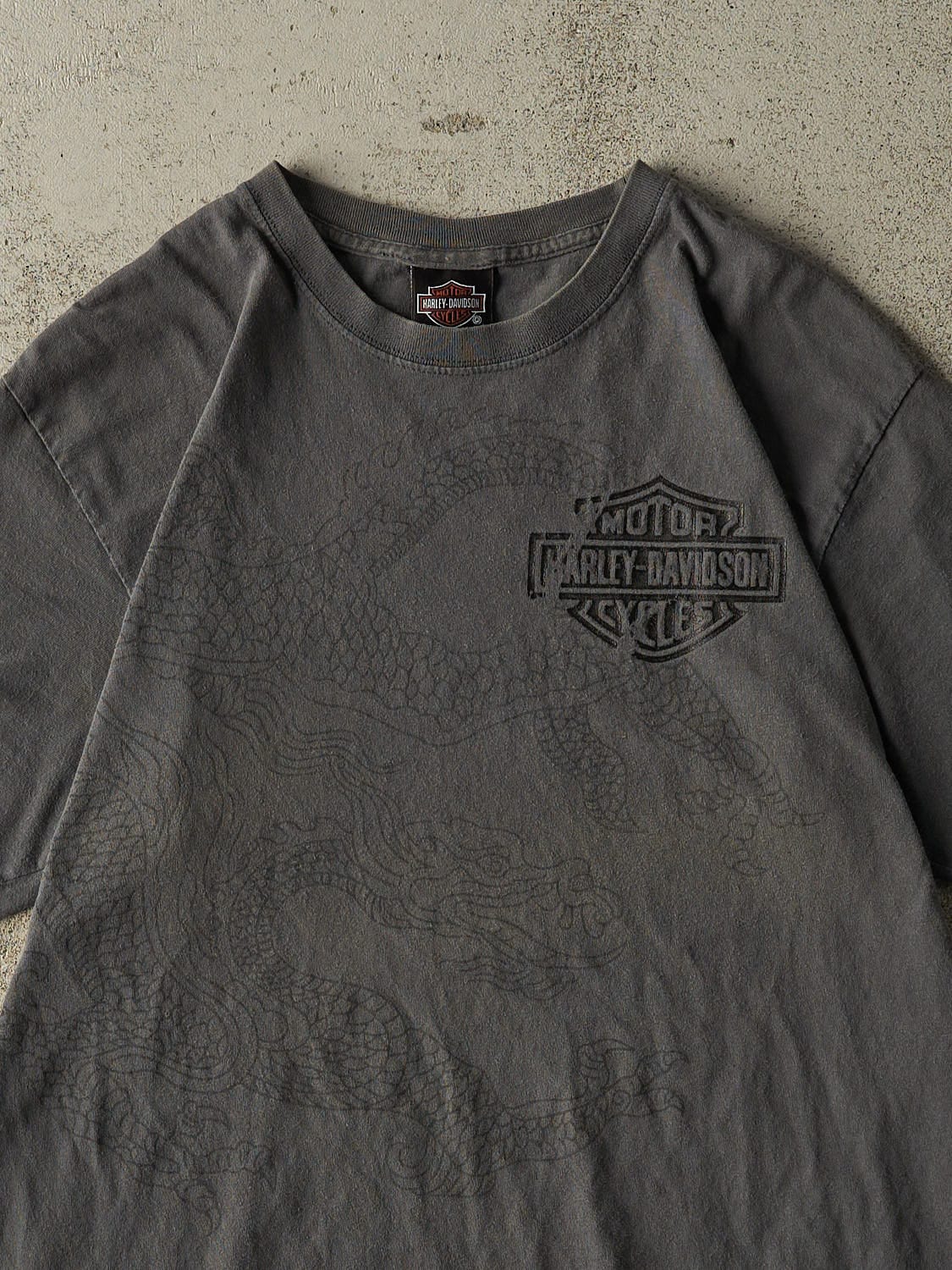 Vintage Y2K Charcoal Grey Harley Davidson Mexico Tee (M/L)