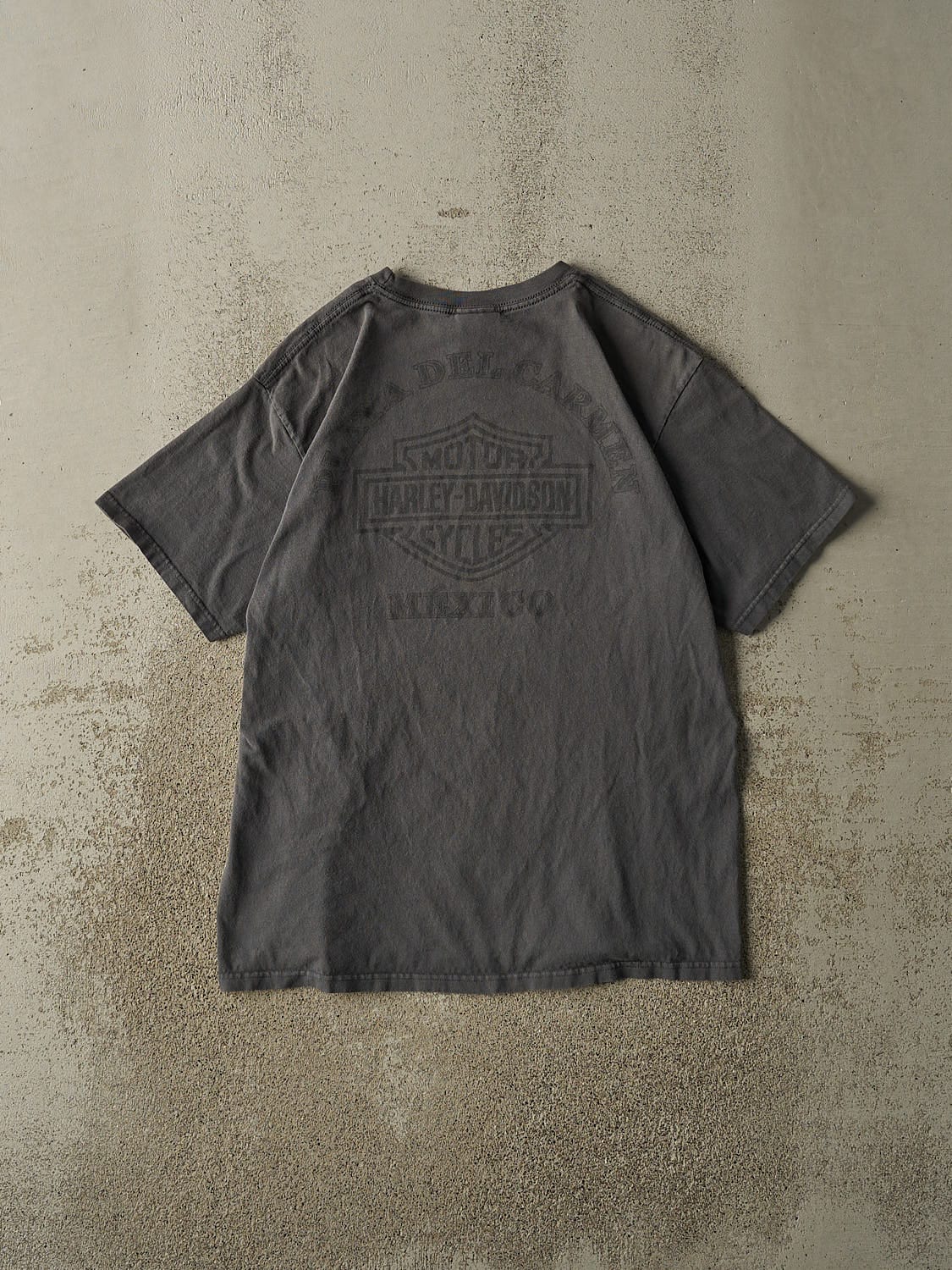 Vintage Y2K Charcoal Grey Harley Davidson Mexico Tee (M/L)