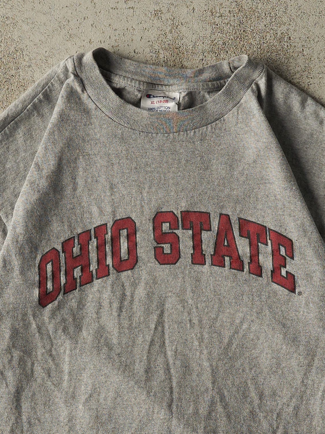 Vintage 90s Grey Champion Ohio State Tee (S/M)