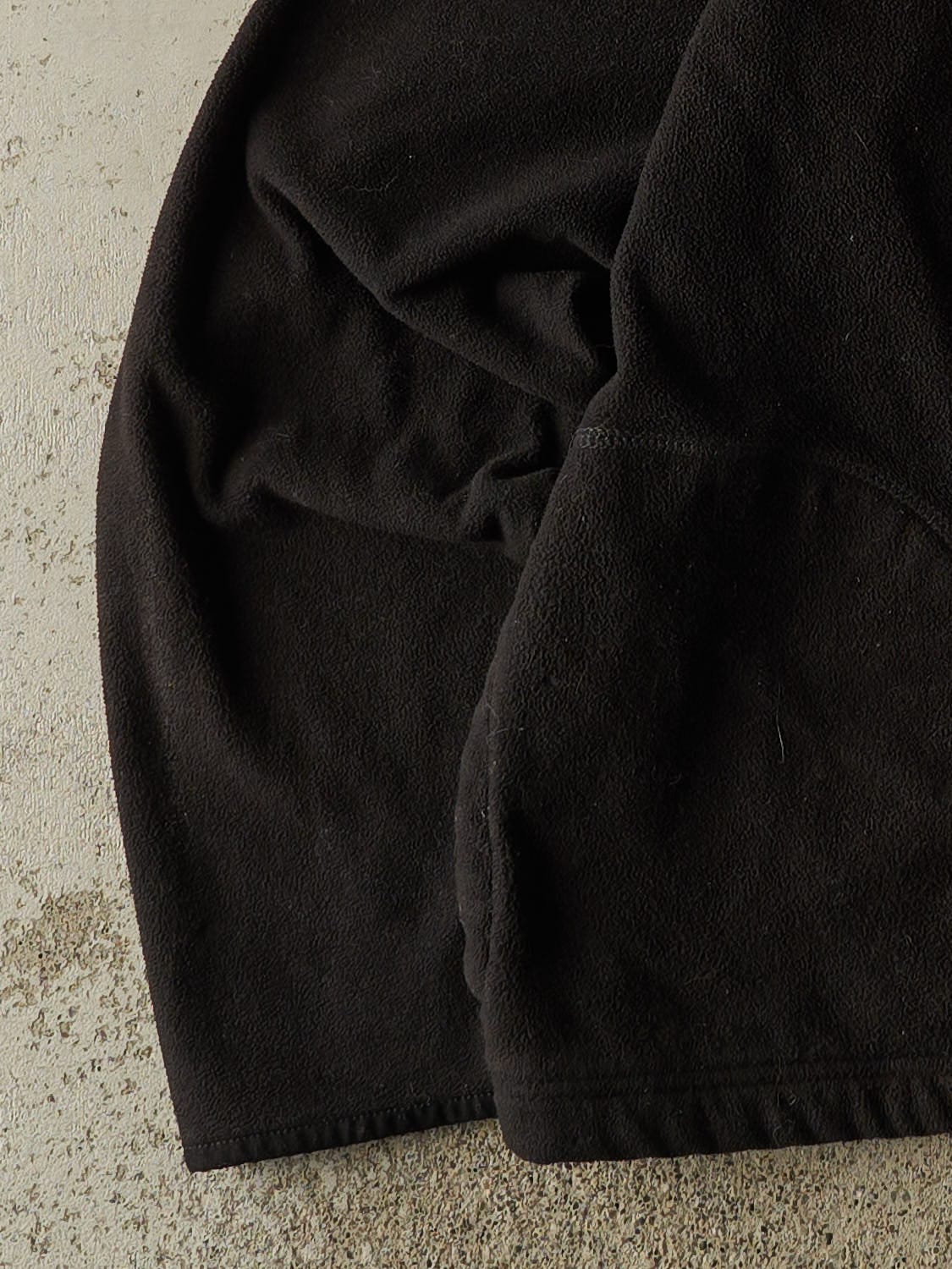 Vintage 90s Black Old Navy Quarter Zip Fleece (M)