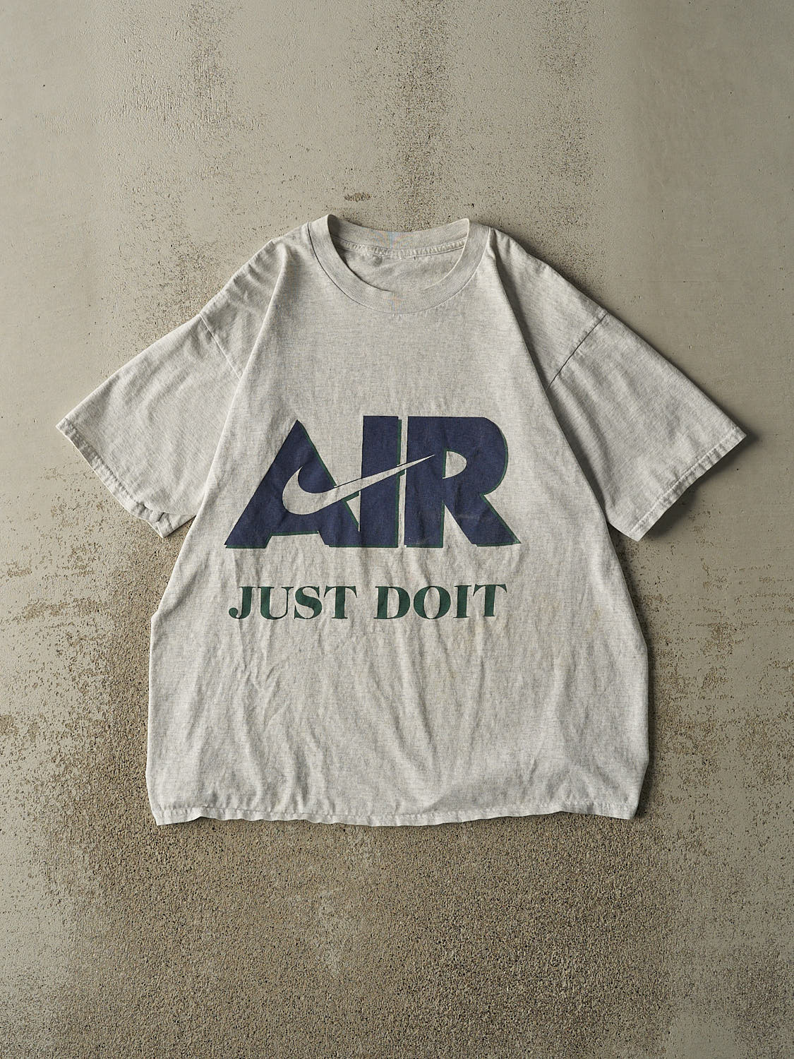 Vintage 90s Heather Grey Nike Air Tee (L)