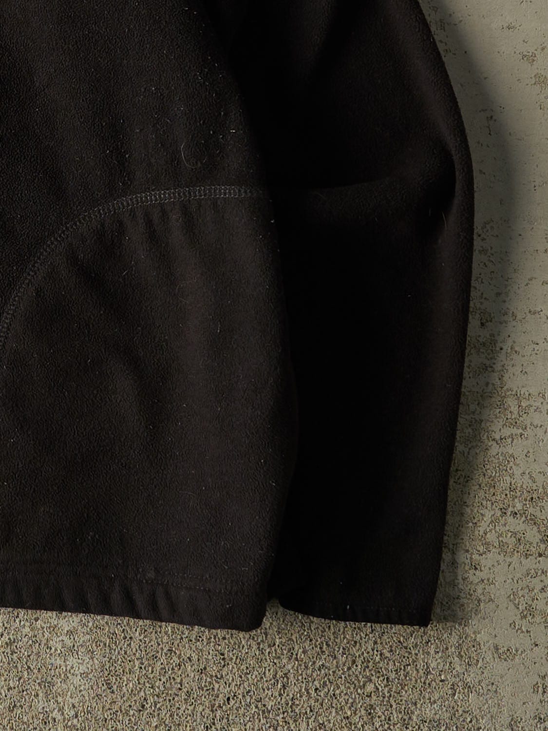 Vintage 90s Black Old Navy Quarter Zip Fleece (M)
