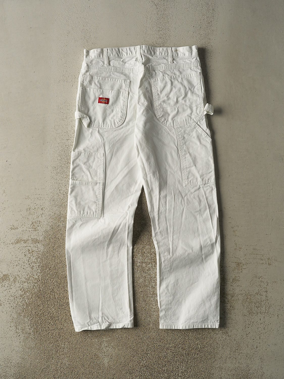 Vintage 90s White Dickies Carpenter Pants (32x29.5)