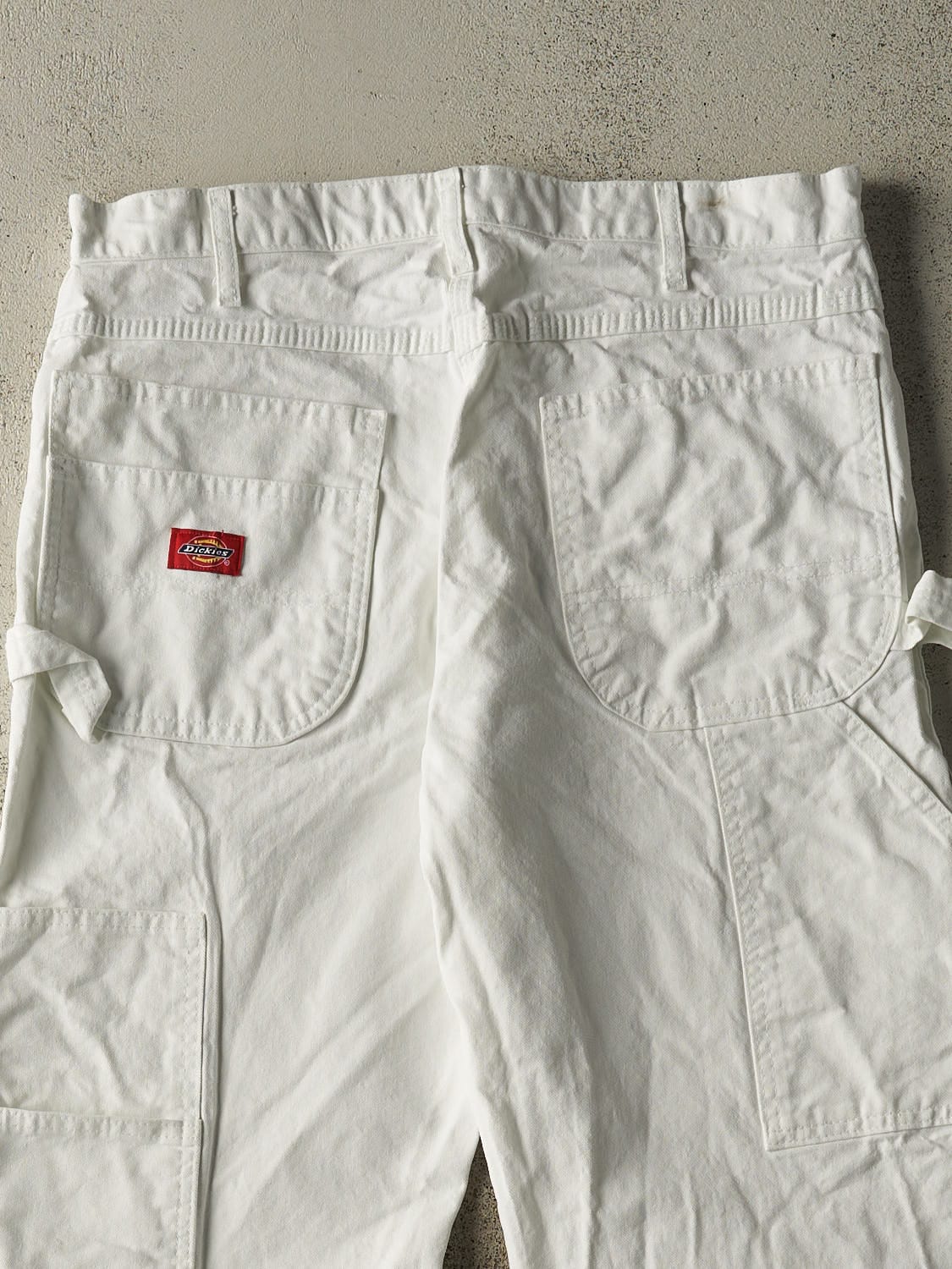 Vintage 90s White Dickies Carpenter Pants (32x29.5)