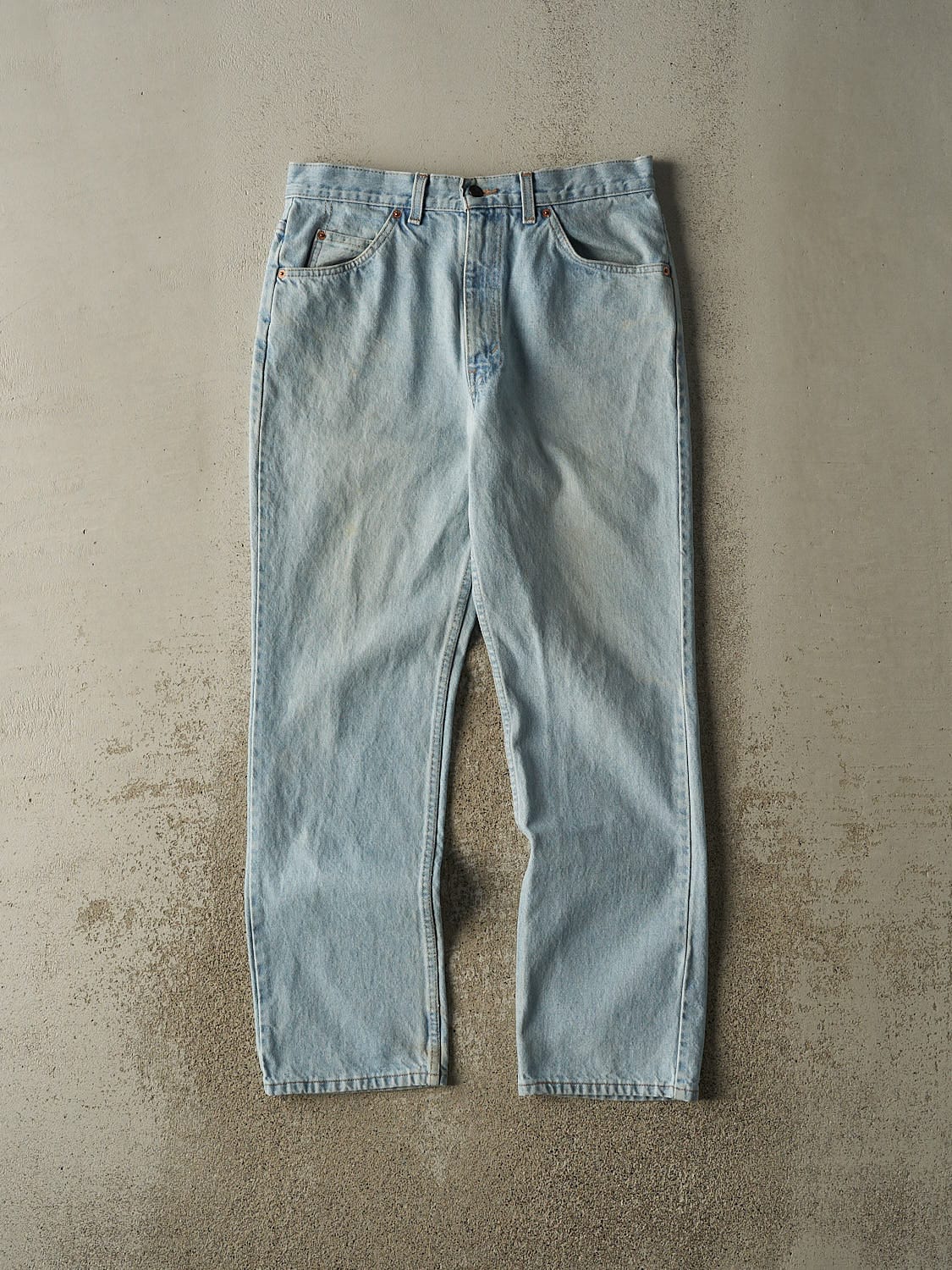 Vintage 80s Light Wash Levi's Orange Tab Jeans (33x30)