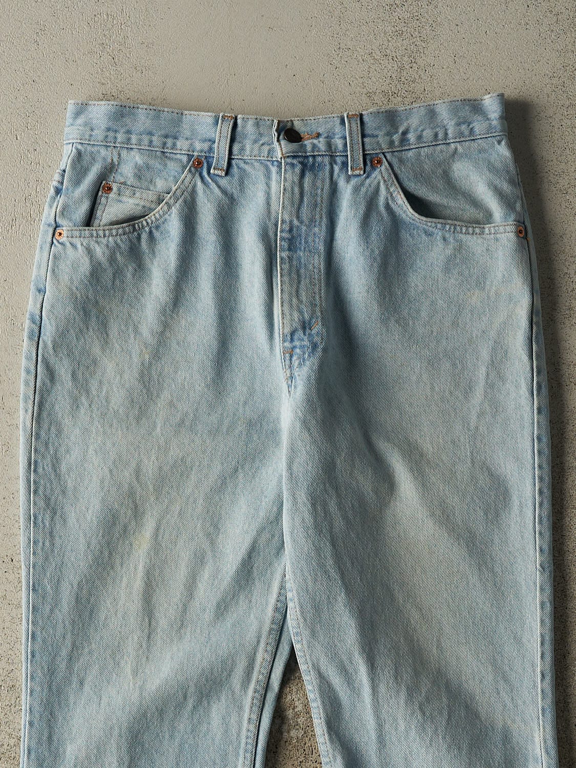 Vintage 80s Light Wash Levi's Orange Tab Jeans (33x30)