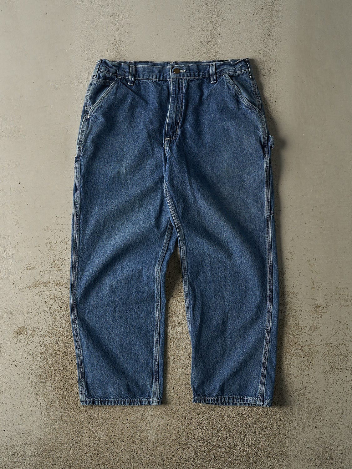 Vintage 90s Dark Wash Carhartt Carpenter Jeans (36x28.5)