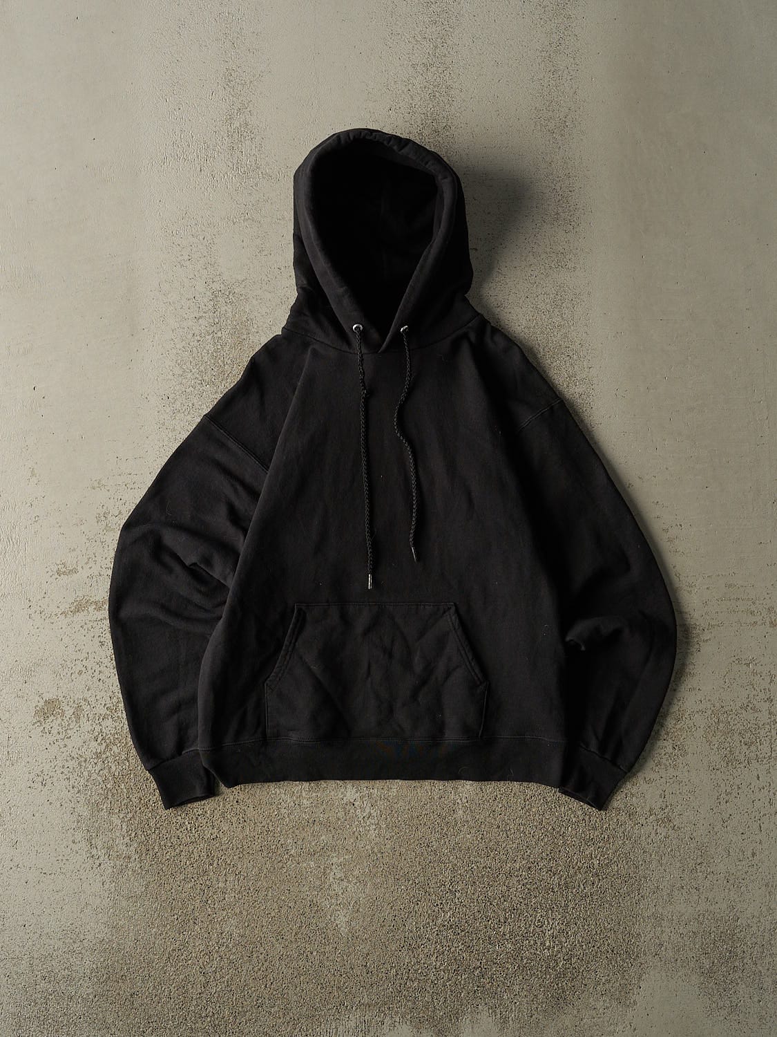 Vintage 90s Black Blank Hoodie (XS/S)