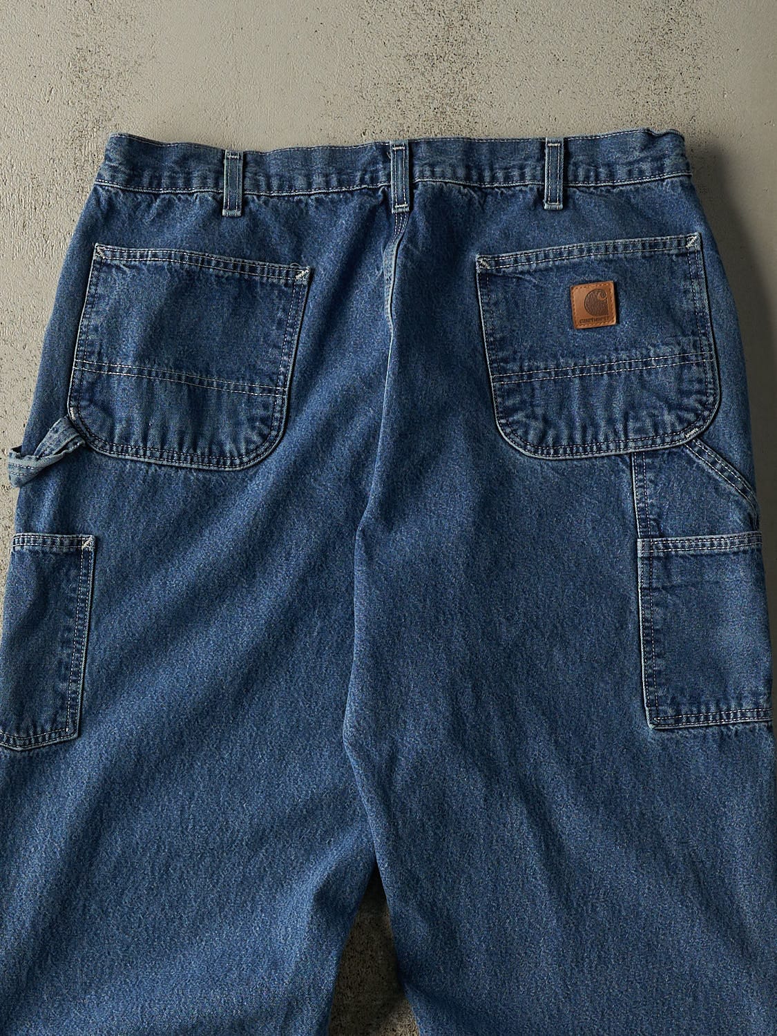 Vintage 90s Dark Wash Carhartt Carpenter Jeans (36x28.5)