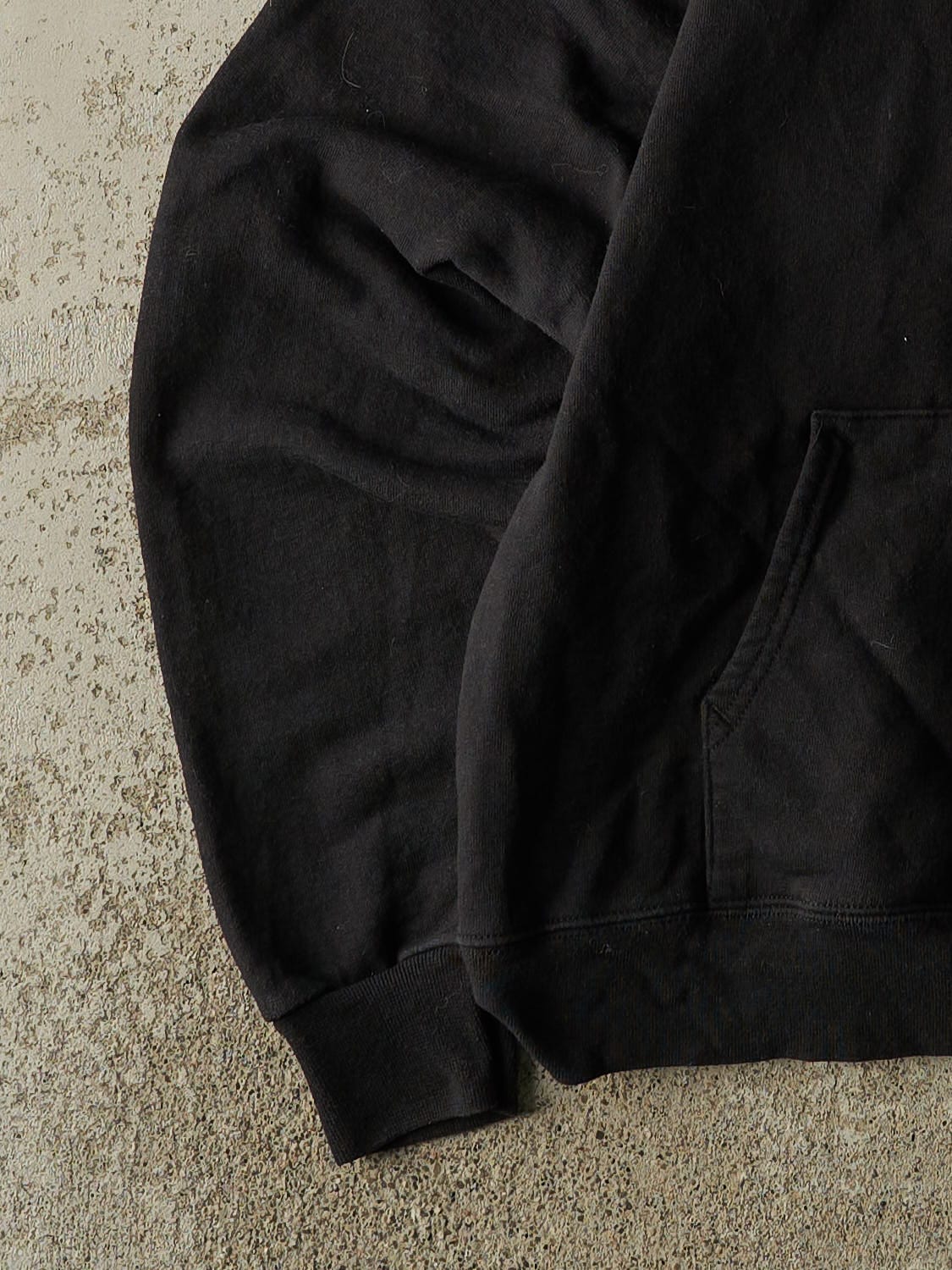 Vintage 90s Black Blank Hoodie (XS/S)