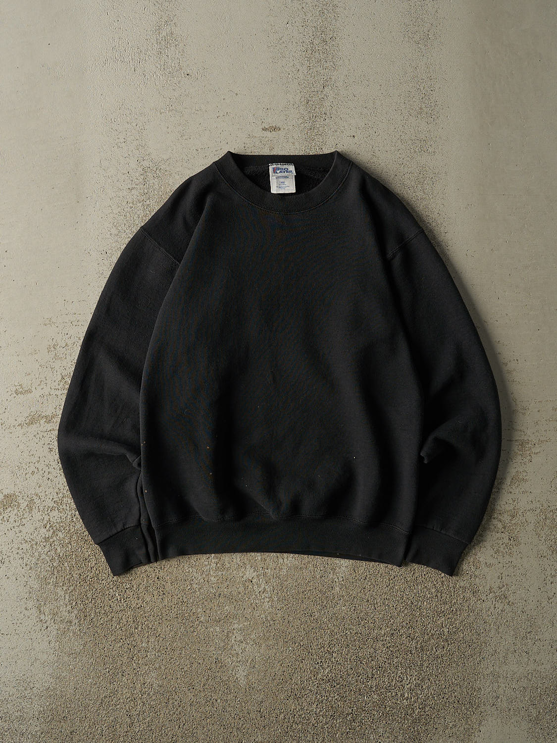 Vintage 90s Black Blank Crewneck (S)