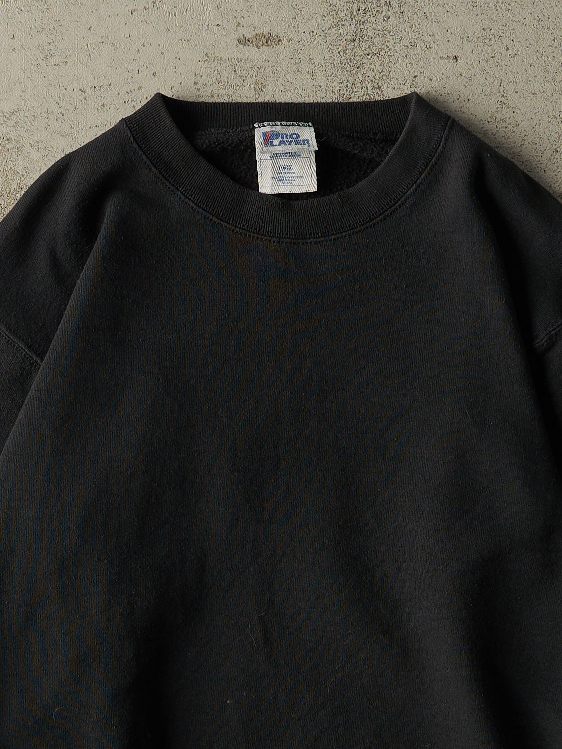 Vintage 90s Black Blank Crewneck (S)