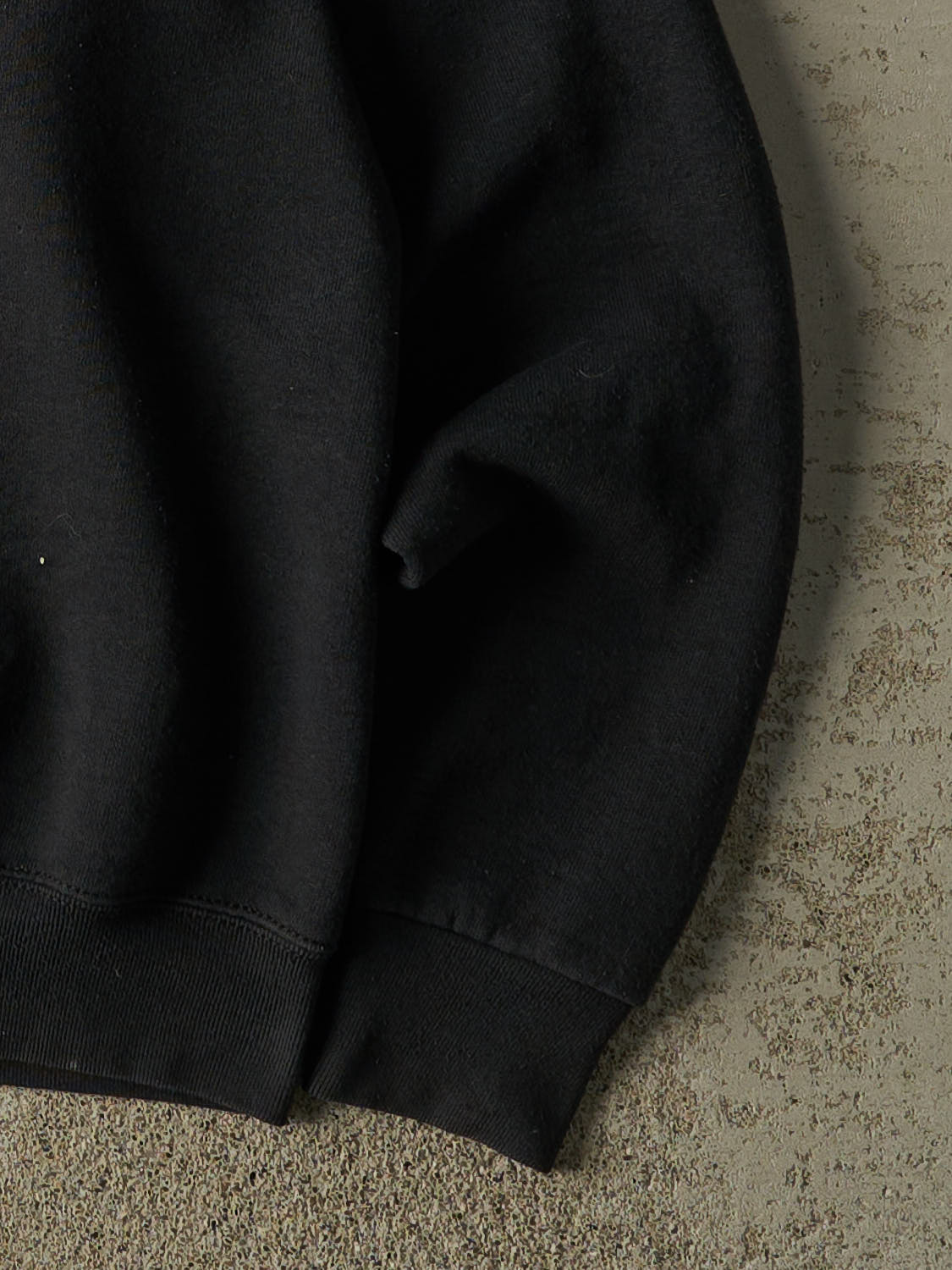 Vintage 90s Black Blank Crewneck (S)