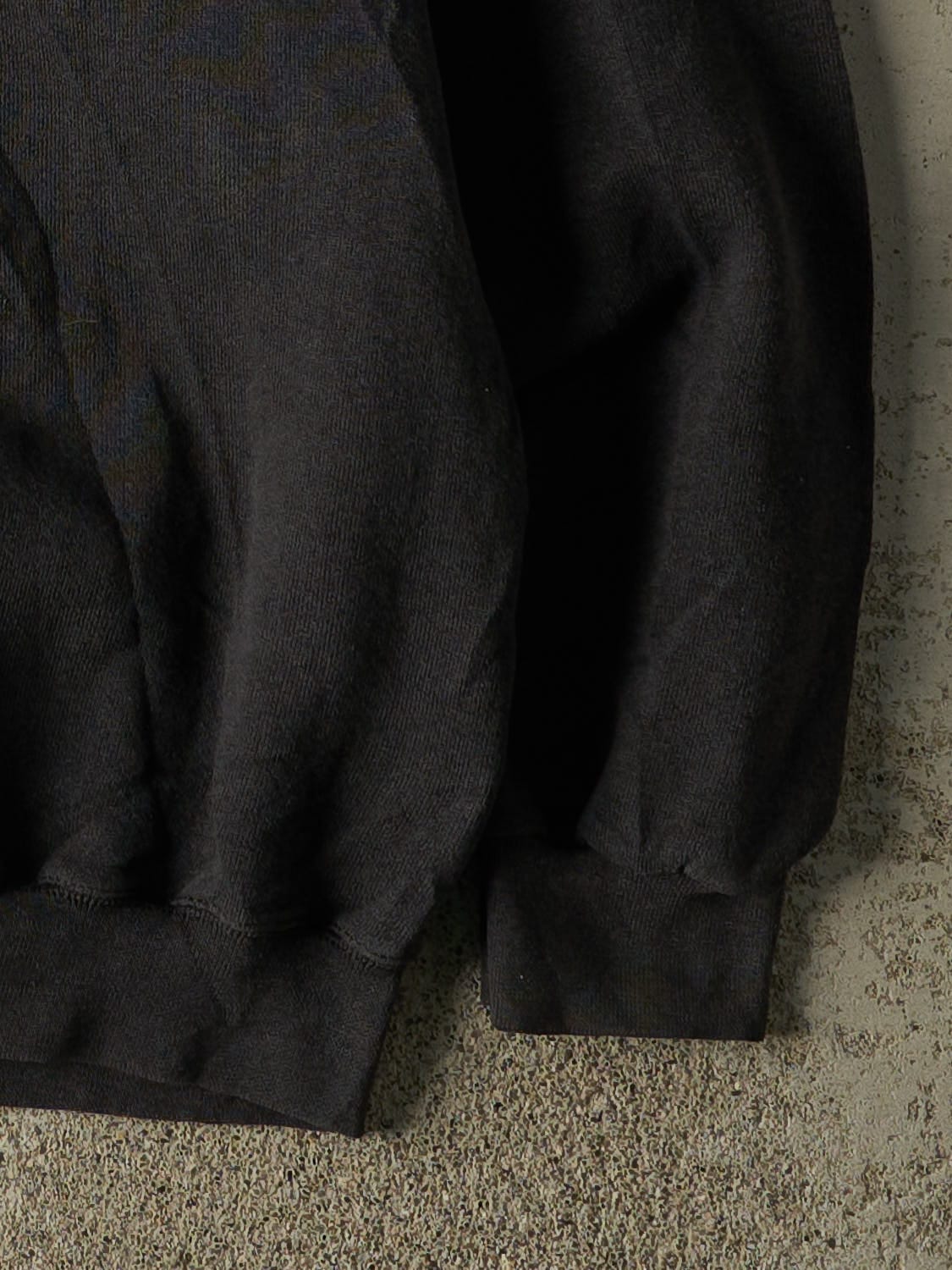 Vintage 90s Faded Black Reebok Crewneck (S/M)
