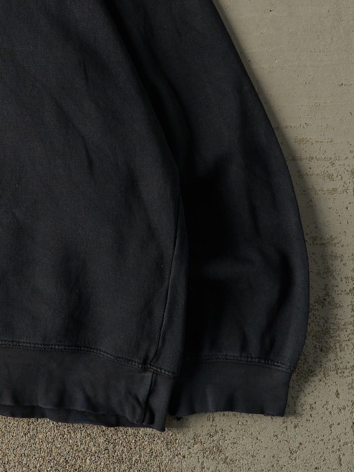 Vintage 90s Faded Black Reebok Embroidered Crewneck (XXL/XXXL)
