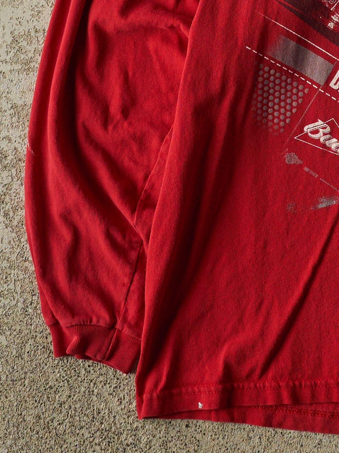 Vintage 06' Red Budweiser Nascar Dale Earnhardt Jr. Long Sleeve (L)