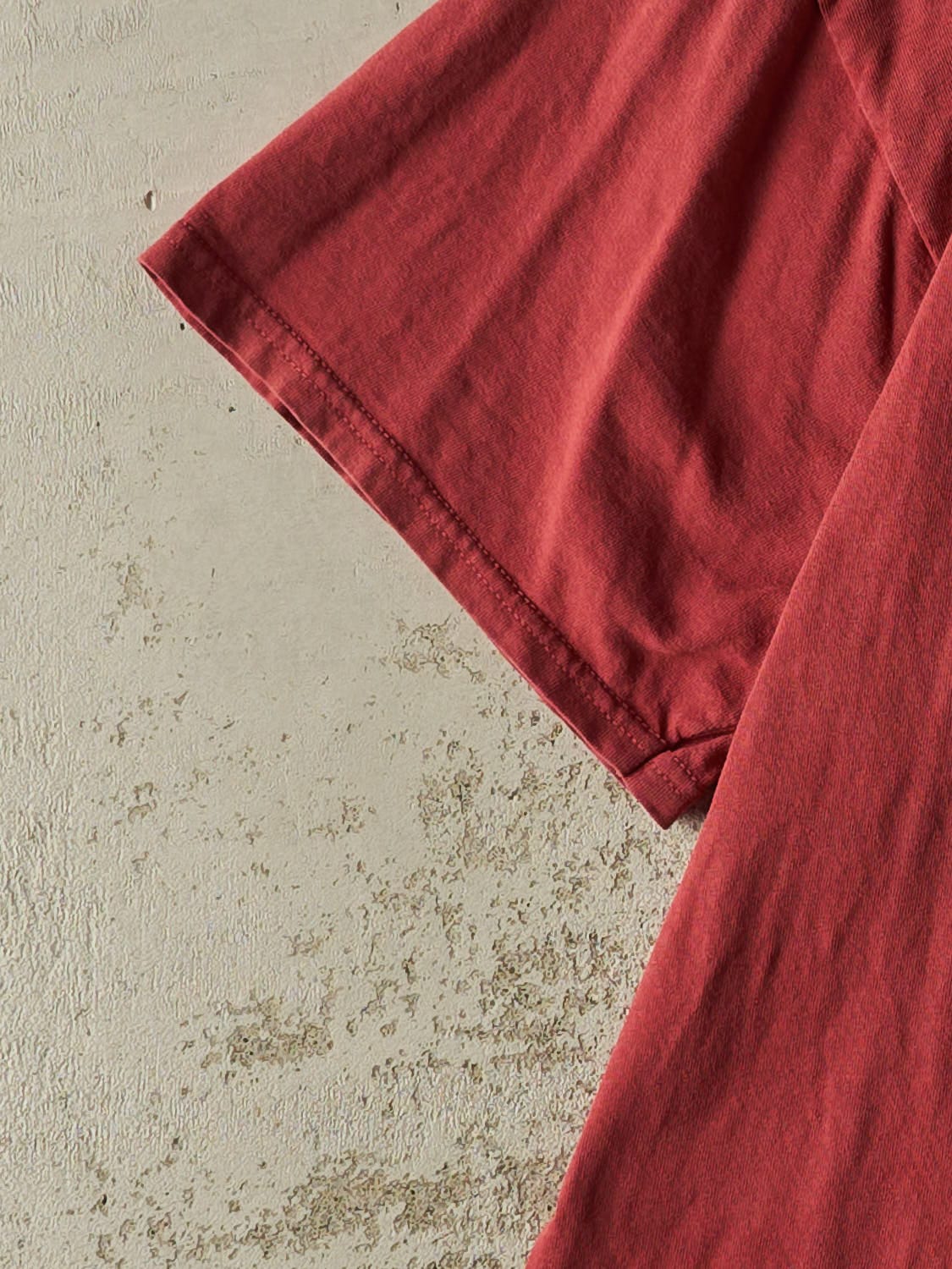 Vintage 90s Sun Faded Red Guinness Tee (XL)