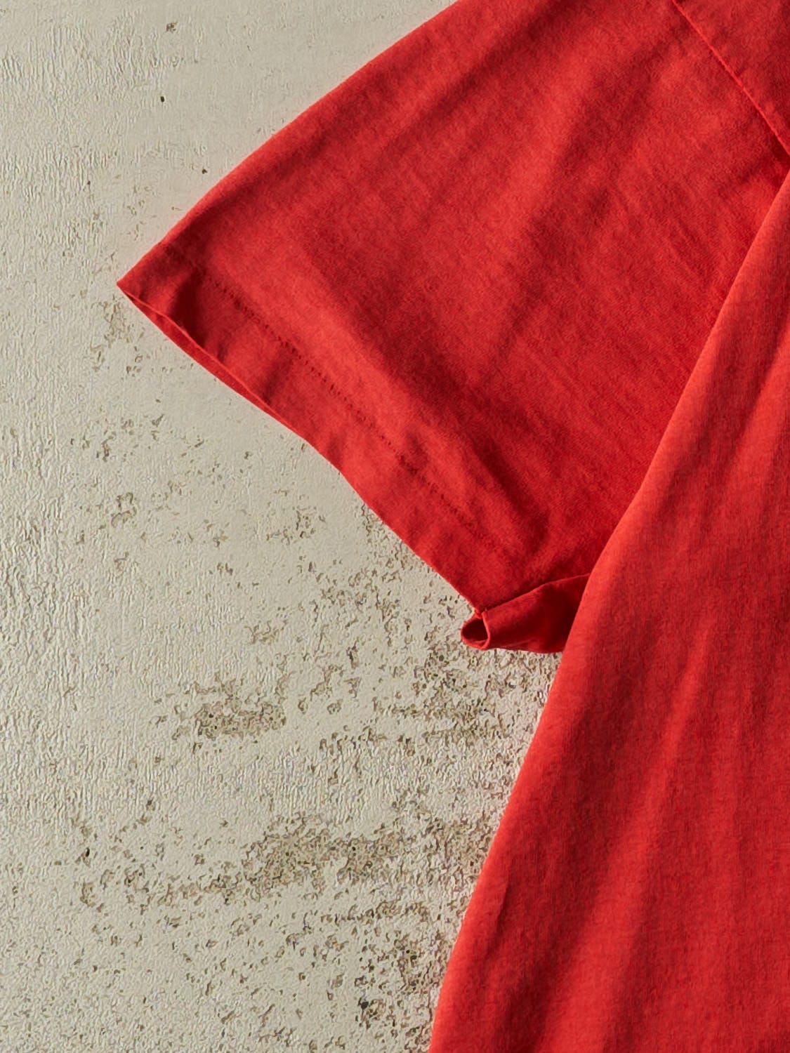 Vintage 80s Red Molson Canadian Single Stitch Tee (L)