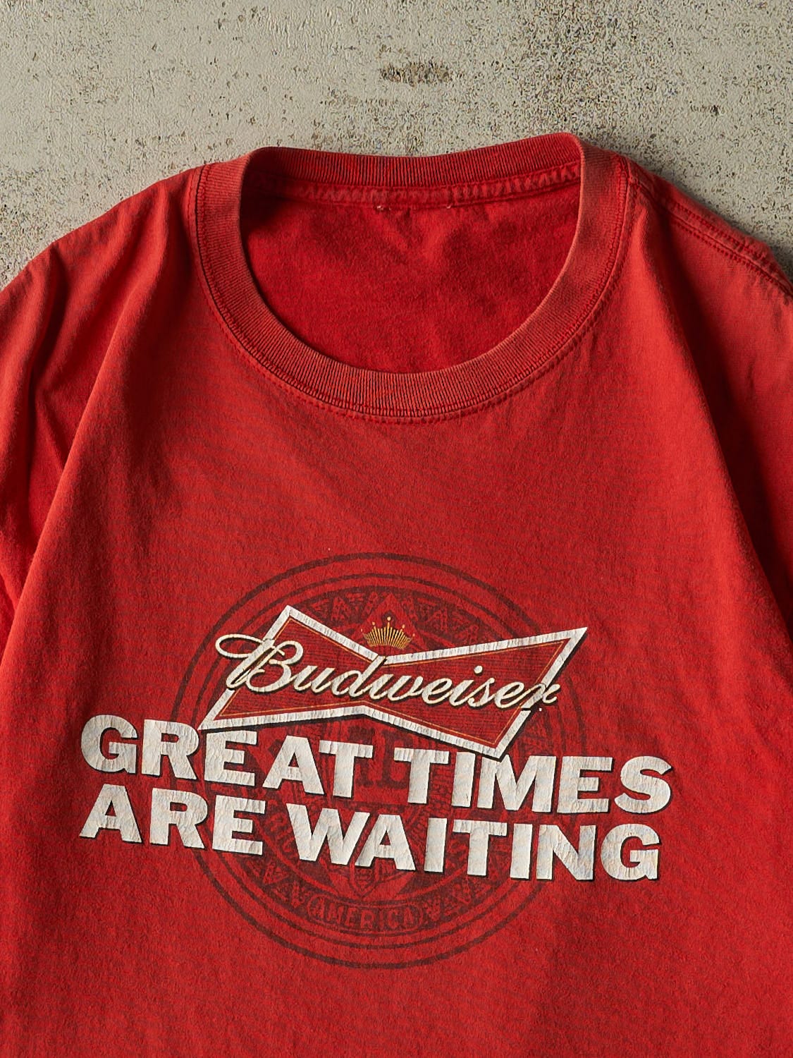 Vintage Y2K Red Budweiser Tee (M/L)