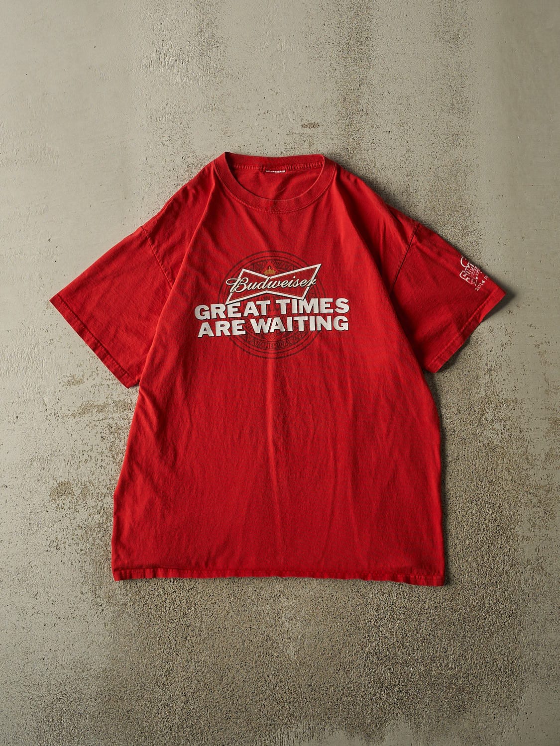 Vintage 14' Red Budweiser Tee (L/XL)