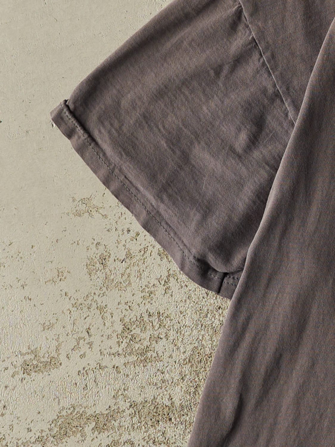 Vintage 90s Sun Faded Grey "Hangover Shirt" Tee (L)