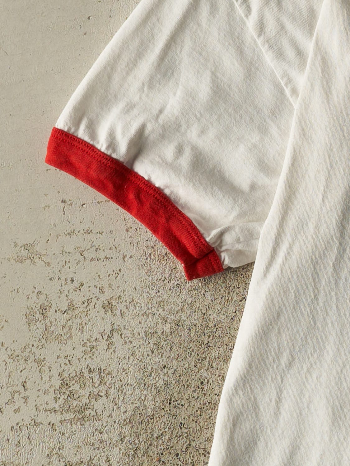Vintage 90s White Budweiser Ringer Tee (L)