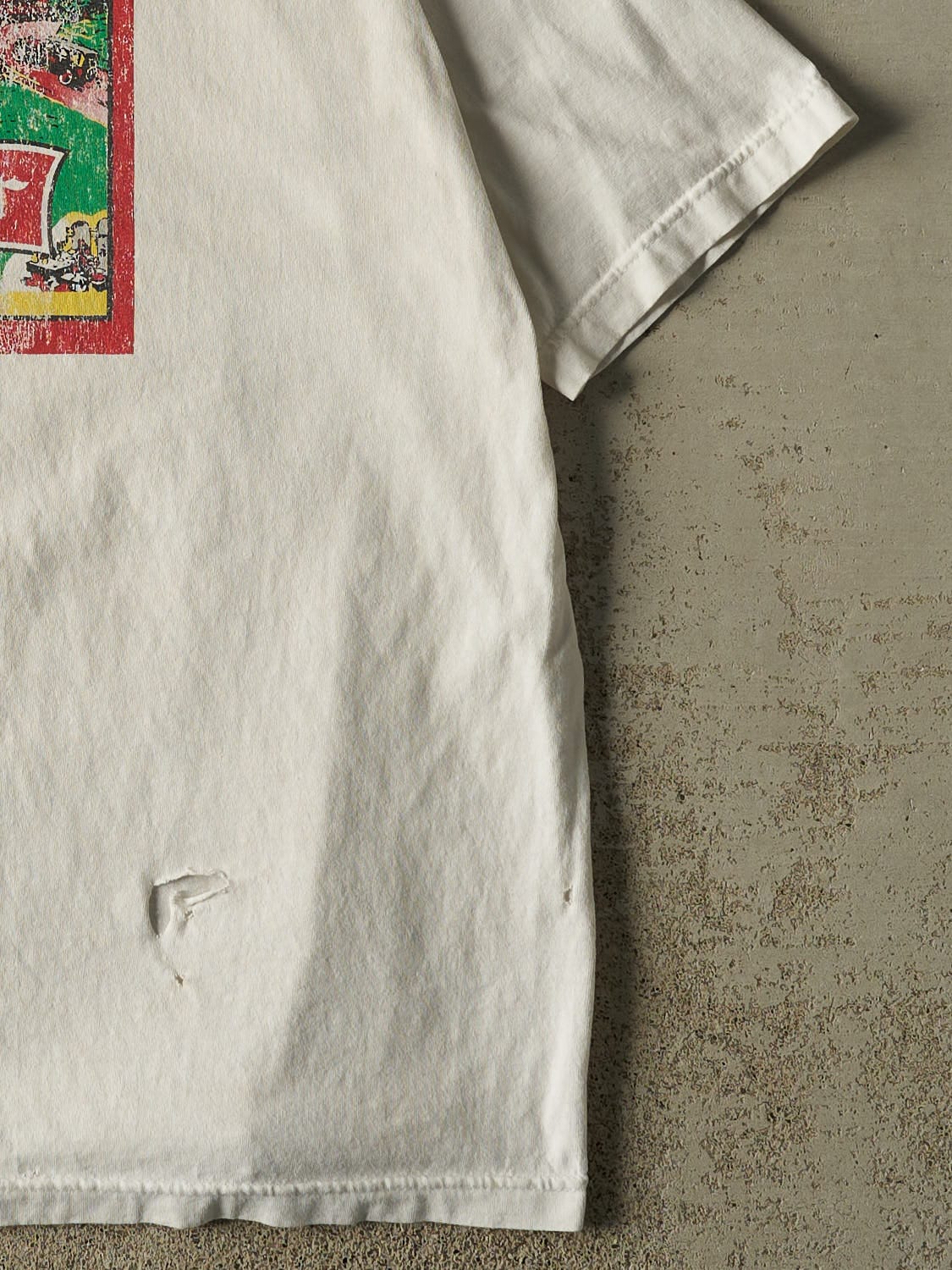 Vintage Y2K White Pilsner Beer Tee (L/XL)