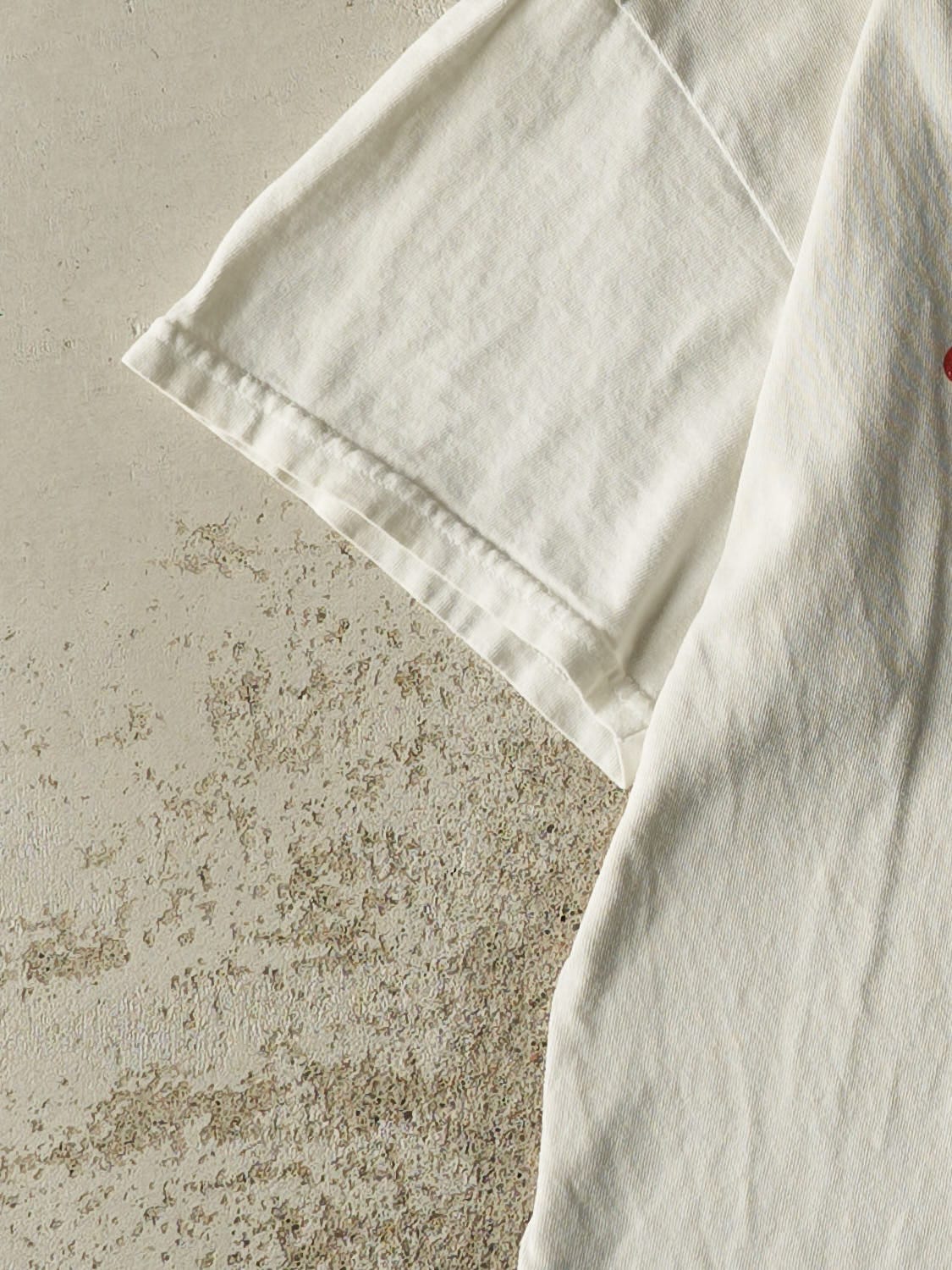 Vintage 90s White Budweiser Tee (L)