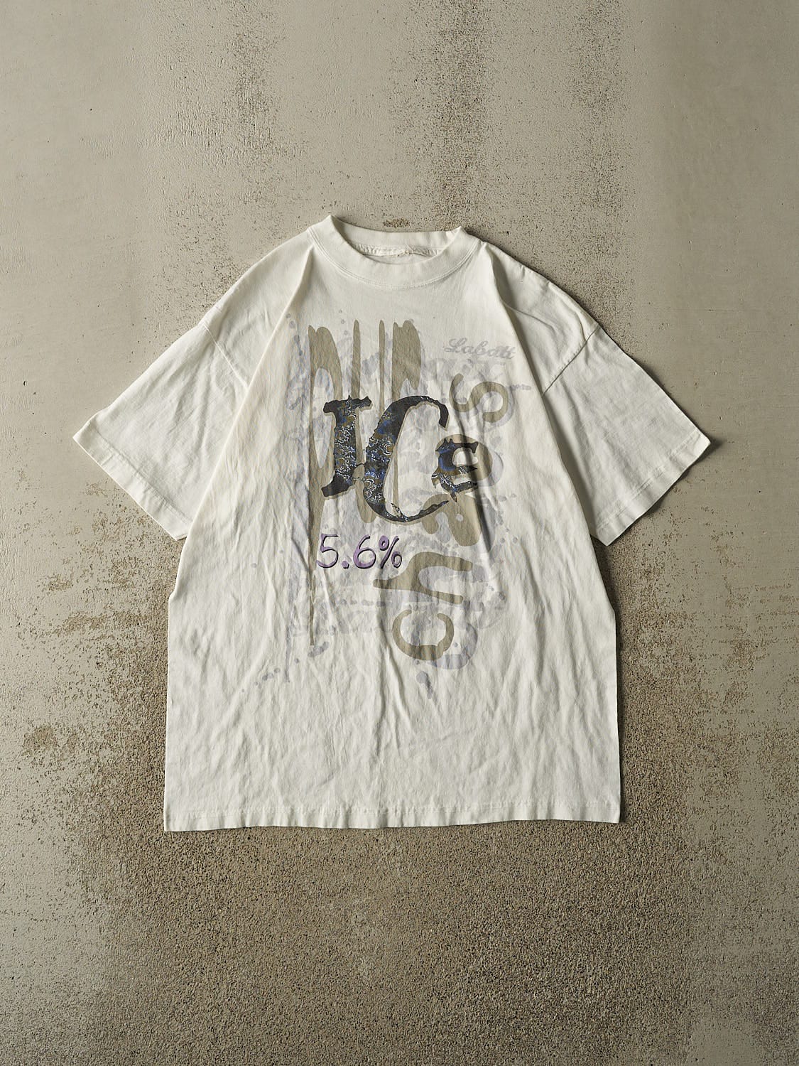 Vintage 90s White Labatt Ice Tee (M/L)