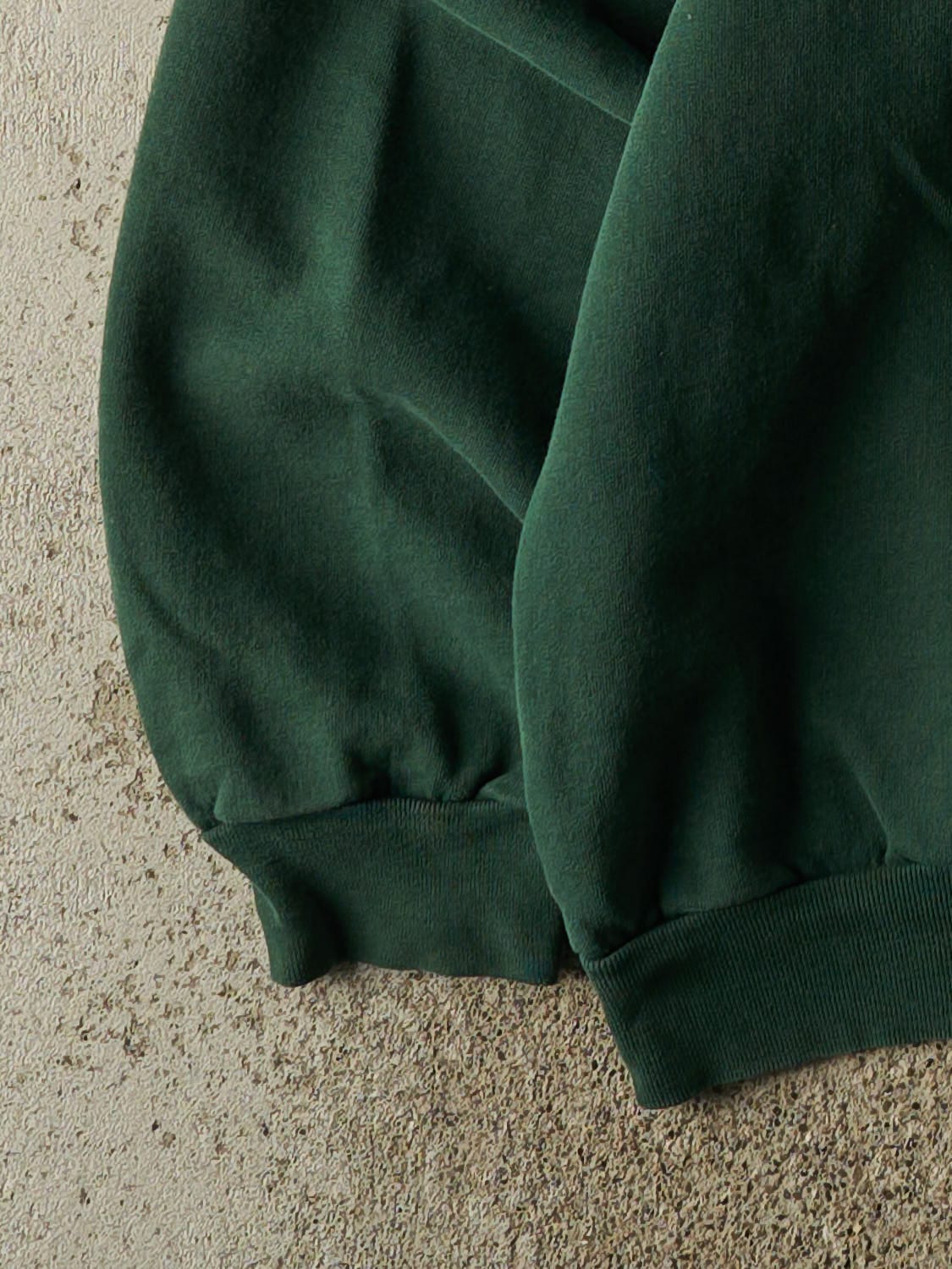Vintage 90s Green Alexandar Keiths Embroidered Quarter Zip Sweater (L/XL)