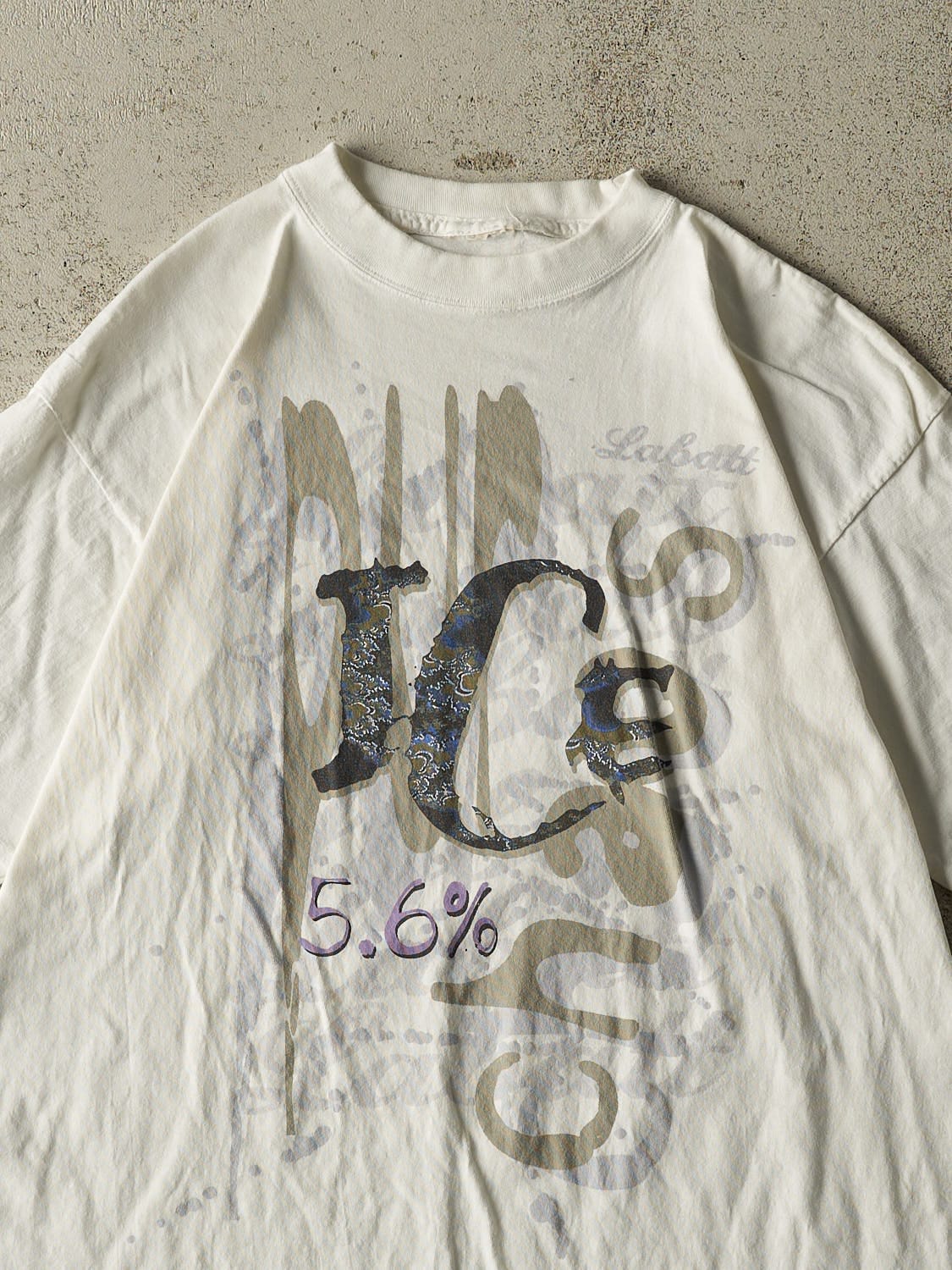 Vintage 90s White Labatt Ice Tee (M/L)
