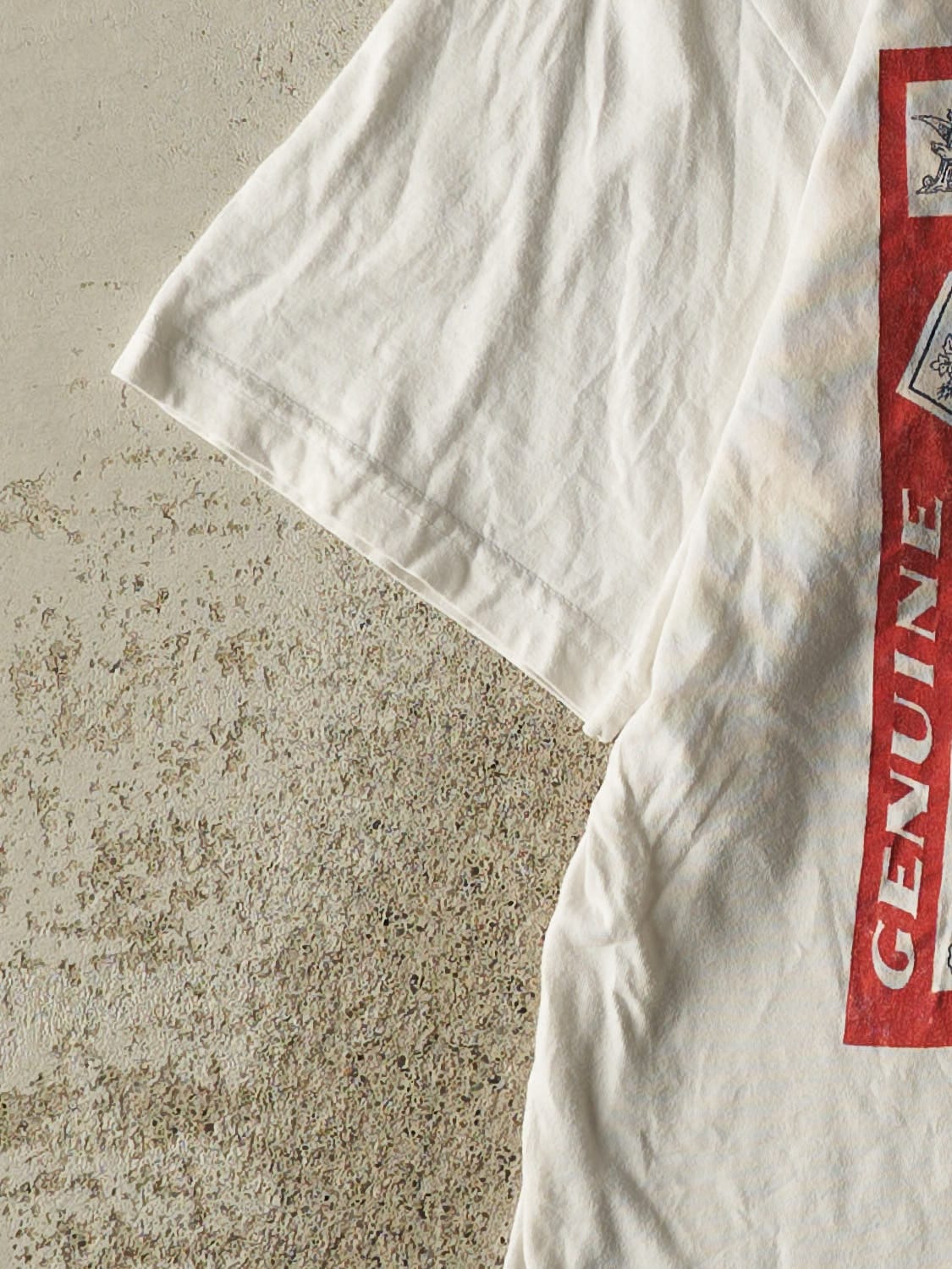 Vintage Y2K White Budweiser Tee (XS/S)