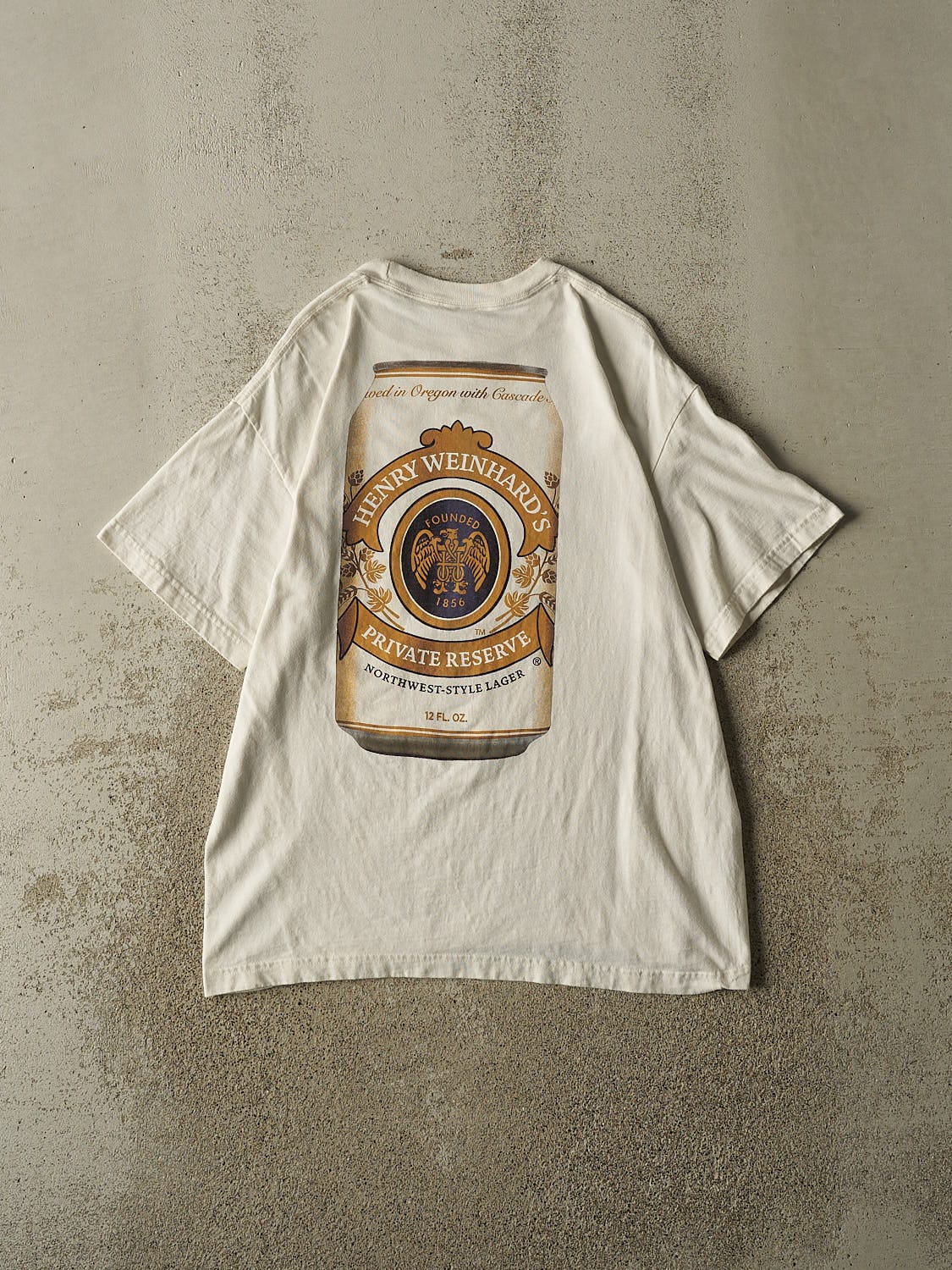 Vintage 90s White Henry Weinhards "Makes Perfect Nonsense" Beer Tee (M/L)