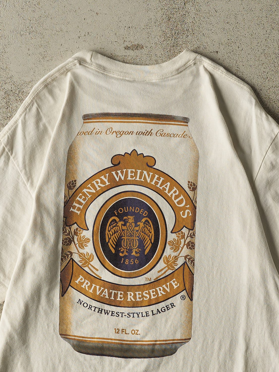 Vintage 90s White Henry Weinhards "Makes Perfect Nonsense" Beer Tee (M/L)
