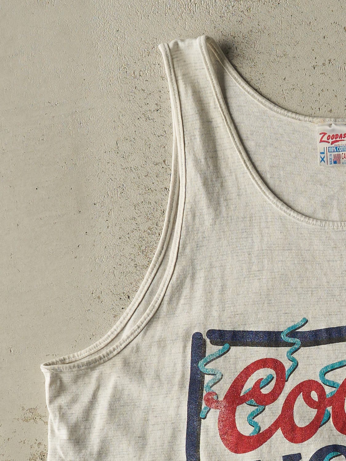 Vintage 94' Heather Grey Coors Light Tank (L/XL)