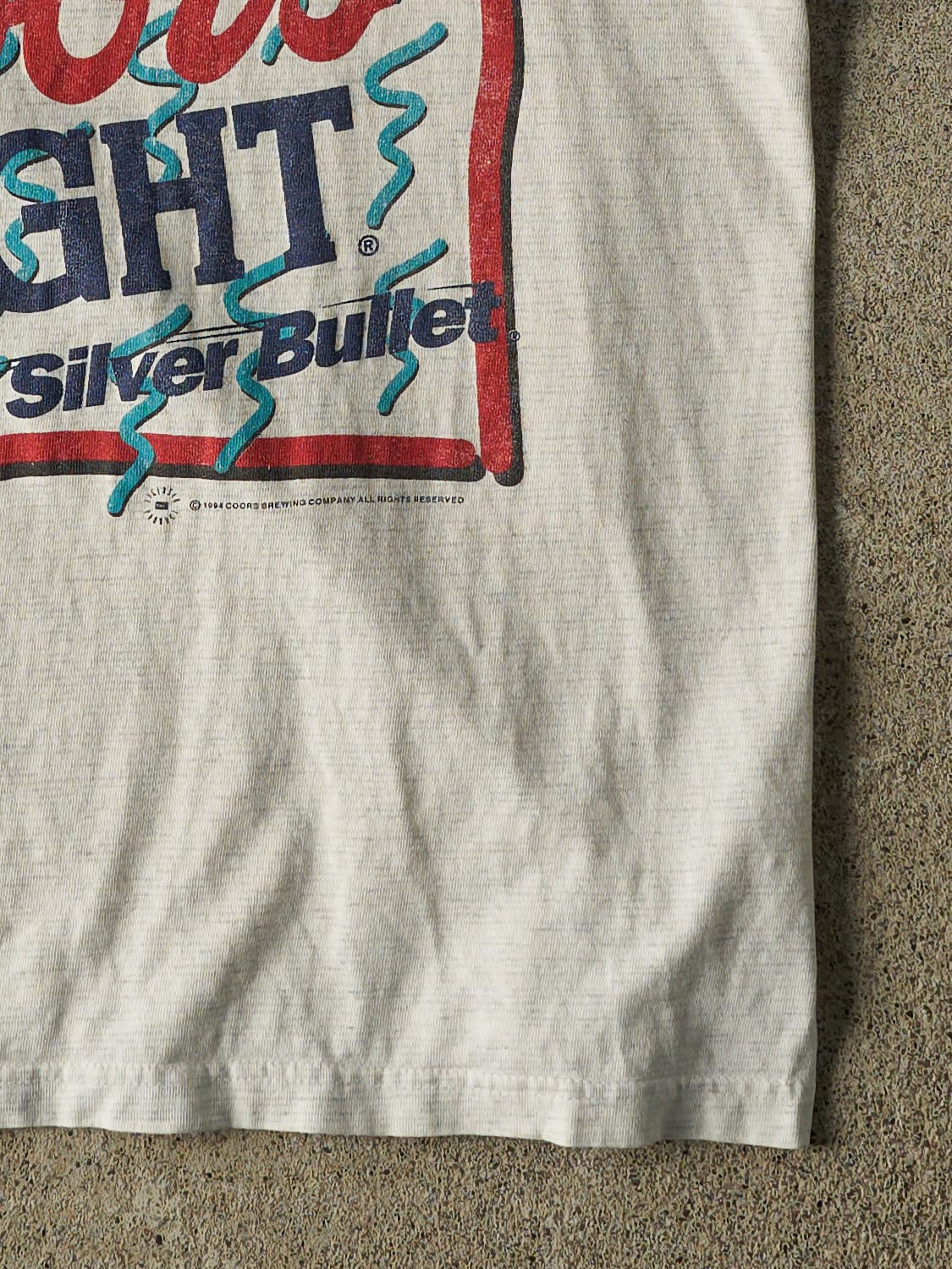 Vintage 94' Heather Grey Coors Light Tank (L/XL)