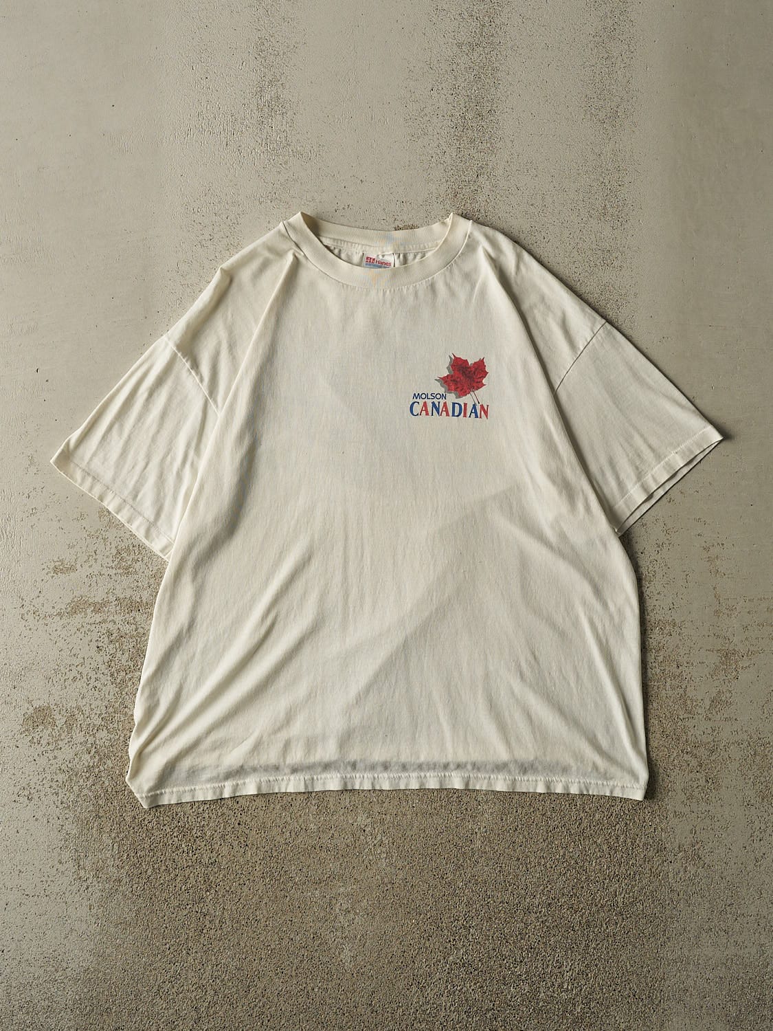 Vintage 97' Beige Molson Canadian x CFL Grey Cup Single Stitch Tee (XL)
