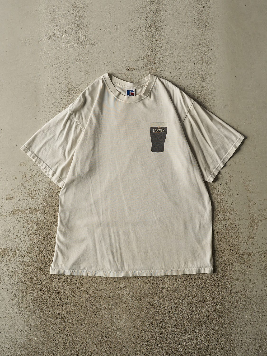 Vintage 90s Beige Carner Beer Tee (M/L)