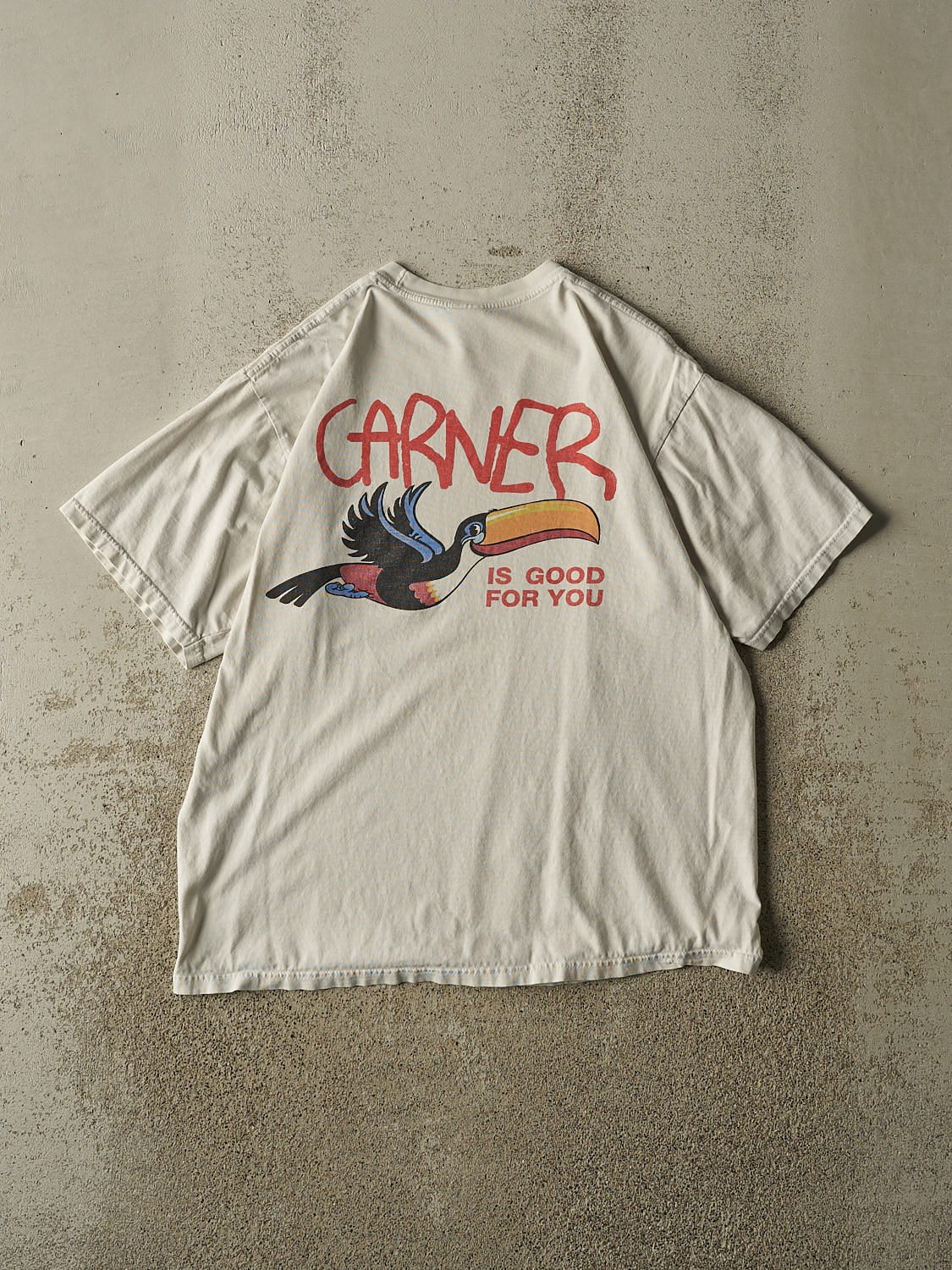 Vintage 90s Beige Carner Beer Tee (M/L)