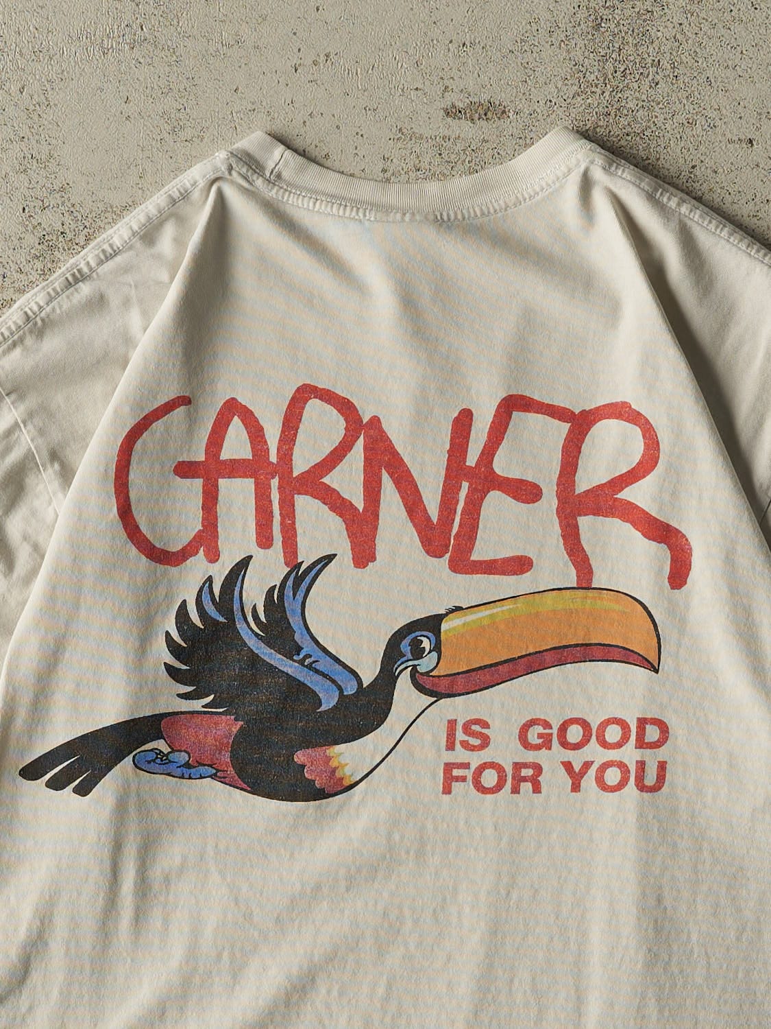 Vintage 90s Beige Carner Beer Tee (M/L)