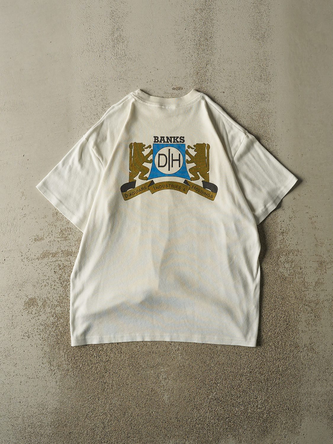 Vintage 80s White XM Rum Tee (L/XL)
