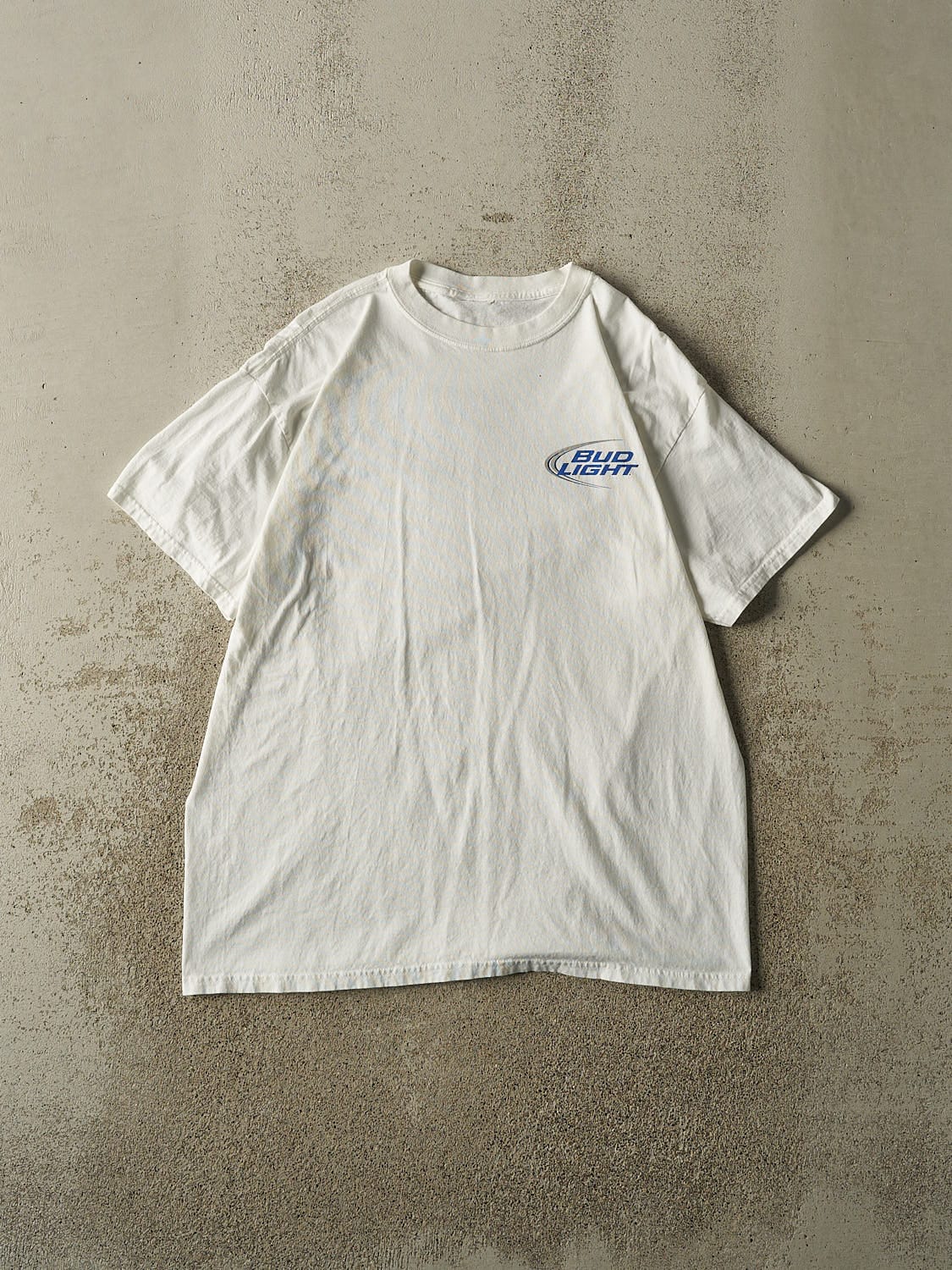 Vintage Y2K White Bud Light Tee (L)